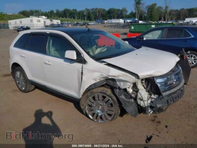 2010 Ford EDGE Limited, white — VIN 2FMDK4KC7ABB02174, IAAI