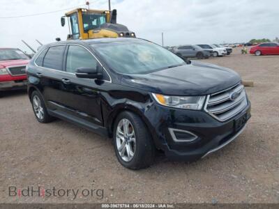 2017 Ford EDGE Titanium, black — VIN 2FMPK3K92HBB12021, IAAI