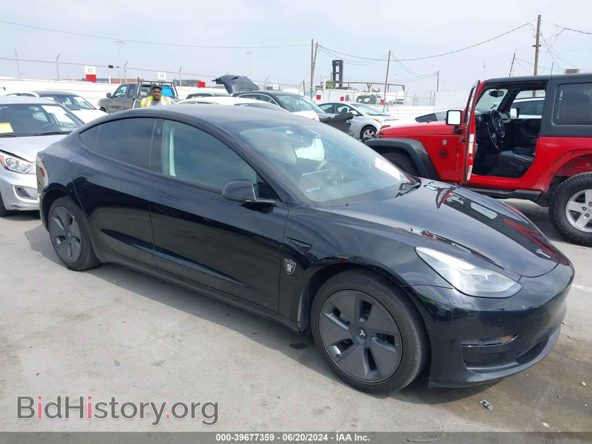 Фотография 5YJ3E1EA7NF107934 - TESLA MODEL 3 2022