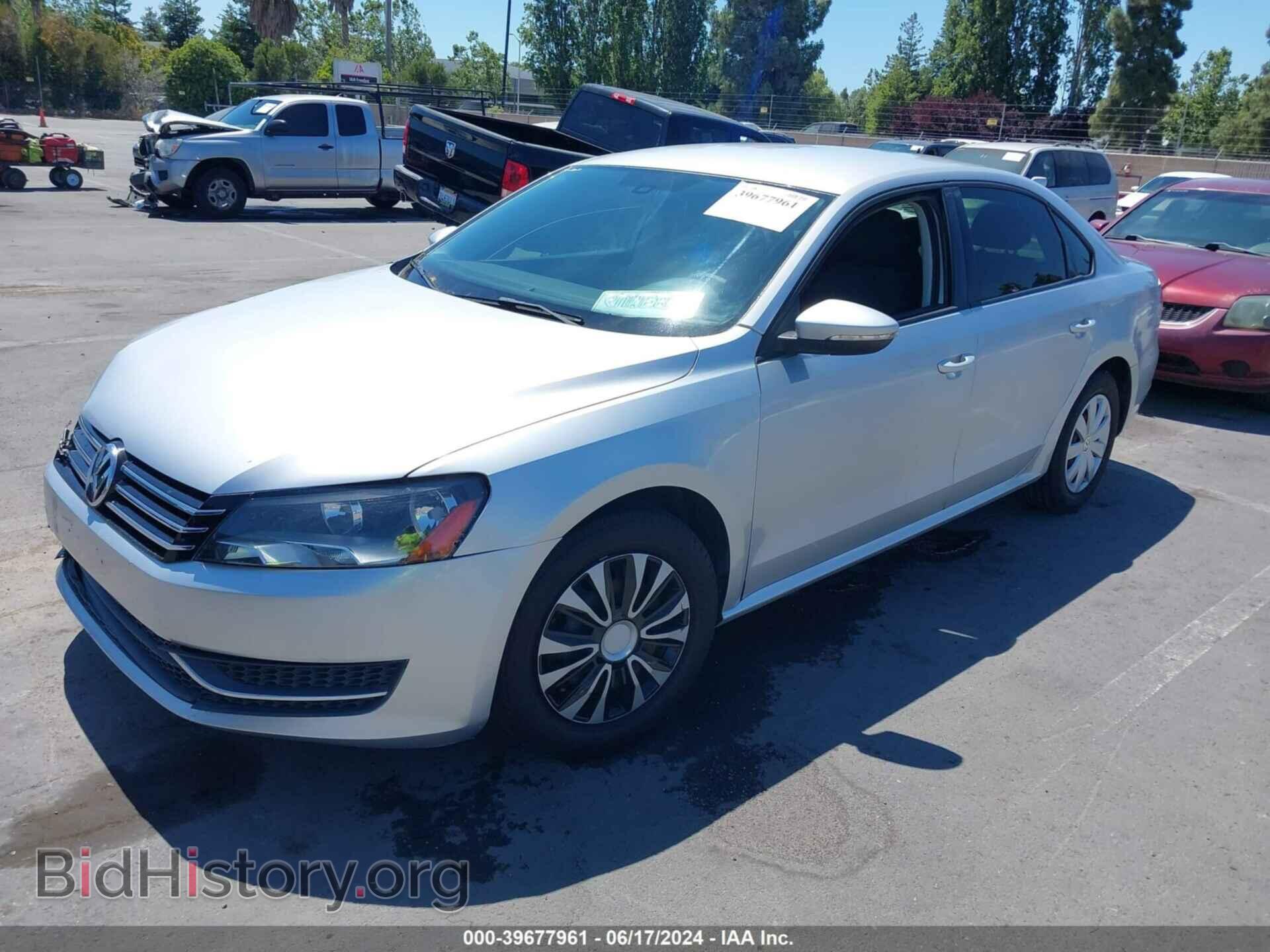 2012 VOLKSWAGEN PASSAT - VIN: 1VWAP7A3XCC005353 - Фото 2
