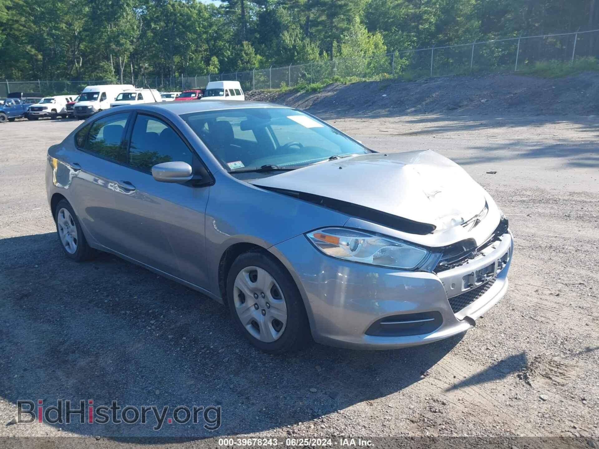 Фотография 1C3CDFAA8GD593562 - DODGE DART 2016