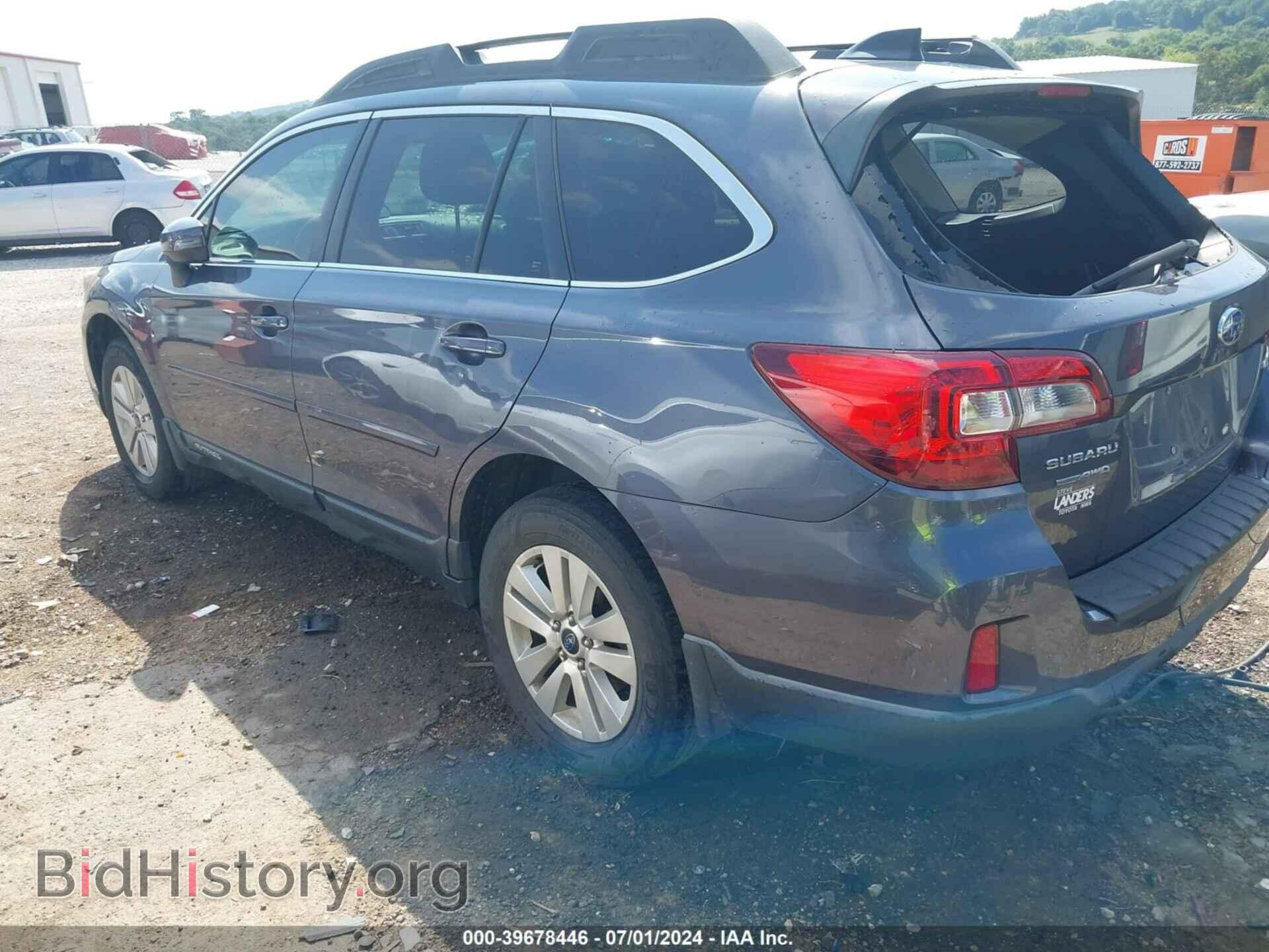 2016 SUBARU OUTBACK - VIN: 4S4BSBFC5G3241511 - Фото 3