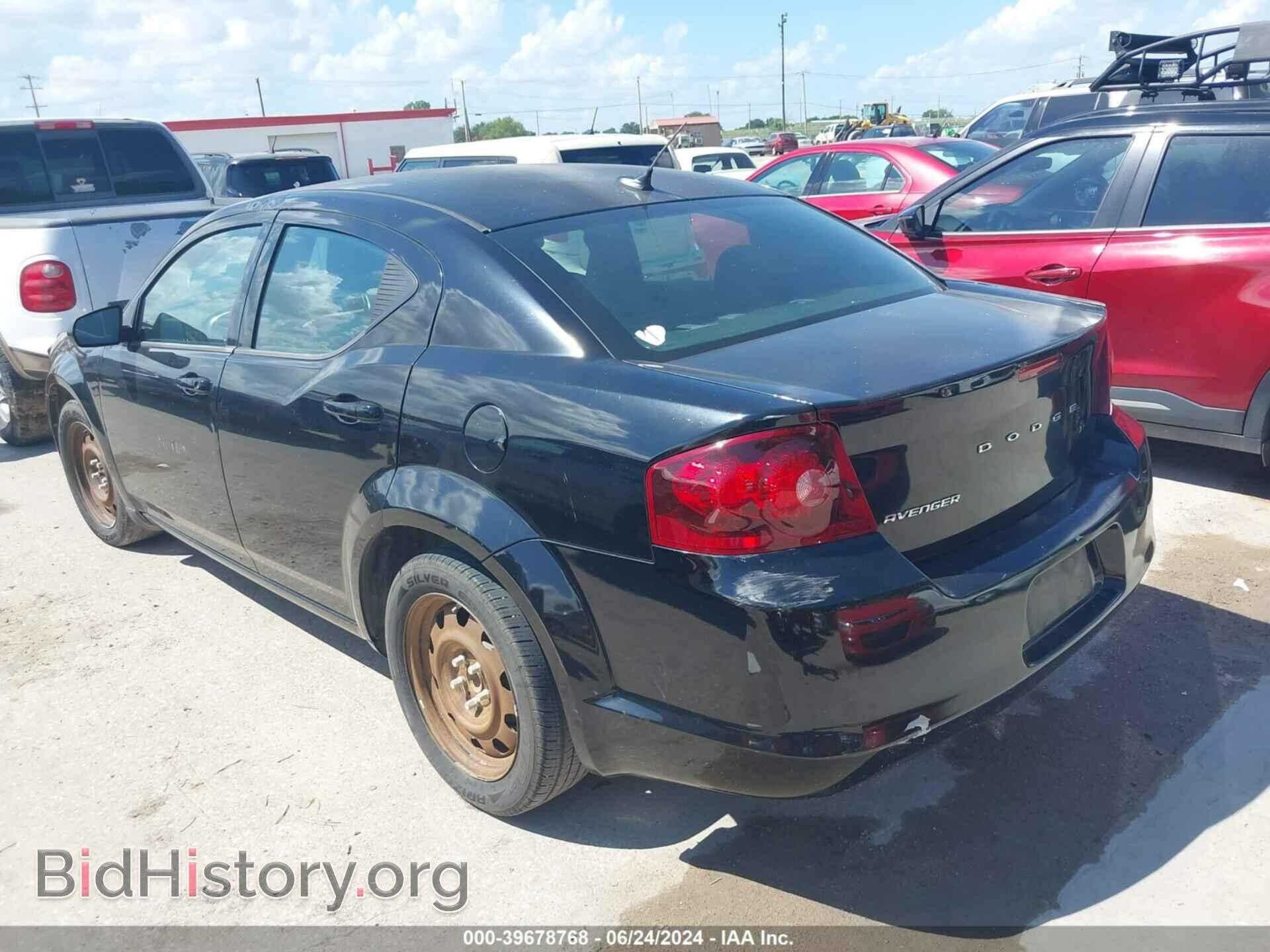 2013 DODGE AVENGER - VIN: 1C3CDZAB9DN756364 - Фото 3