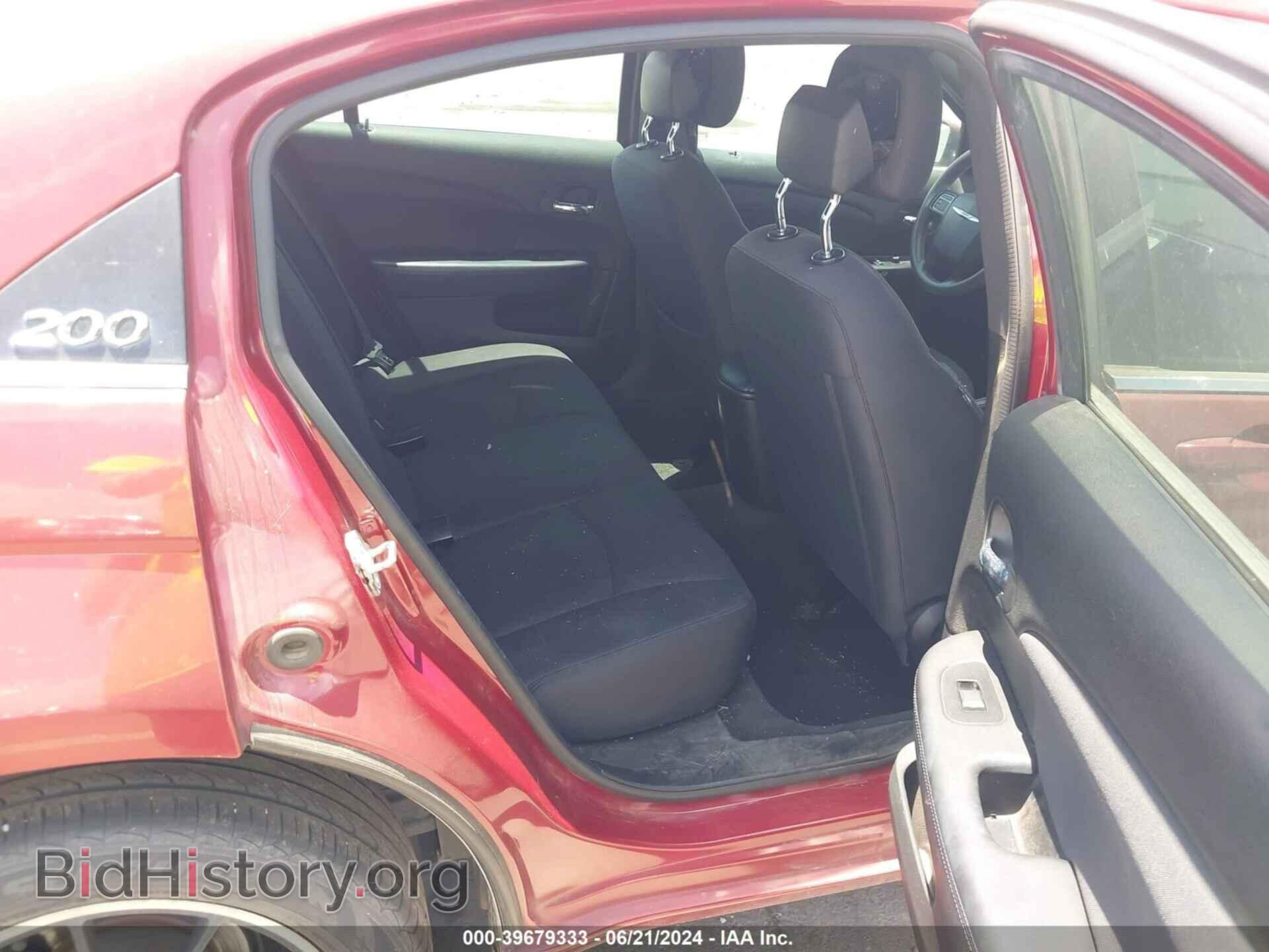 2012 CHRYSLER 200 - VIN: 1C3CCBAB2CN246737 - Фото 8