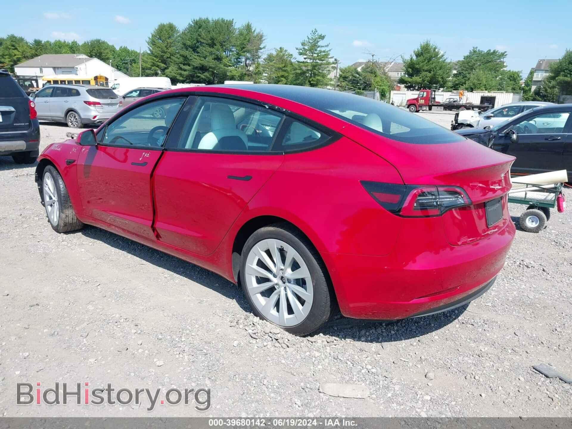 2022 TESLA MODEL 3 - VIN: 5YJ3E1EA1NF337677 - Фото 3