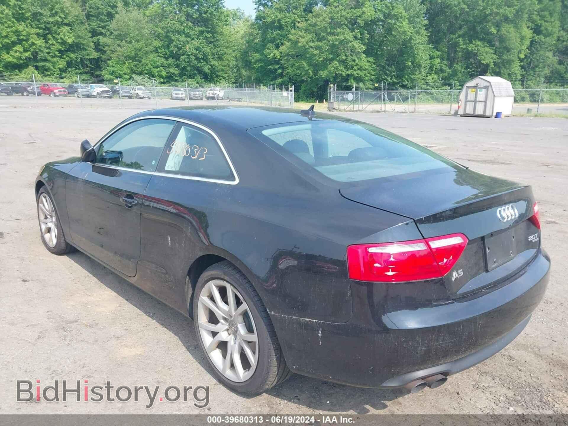2012 AUDI A5 - VIN: WAUCFAFR4CA001428 - Фото 3