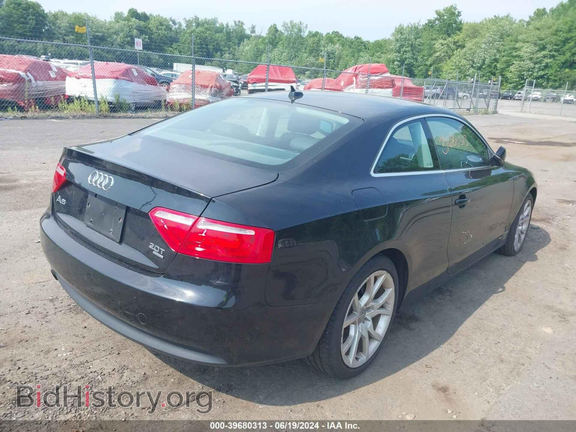 2012 AUDI A5 - VIN: WAUCFAFR4CA001428 - Фото 4