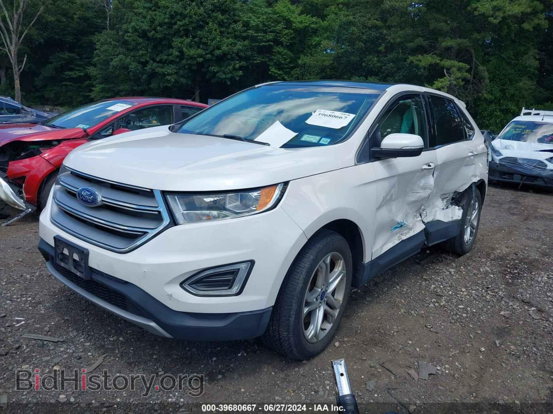 2015 FORD EDGE - VIN: 2FMTK4K80FBB24449 - Фото 2