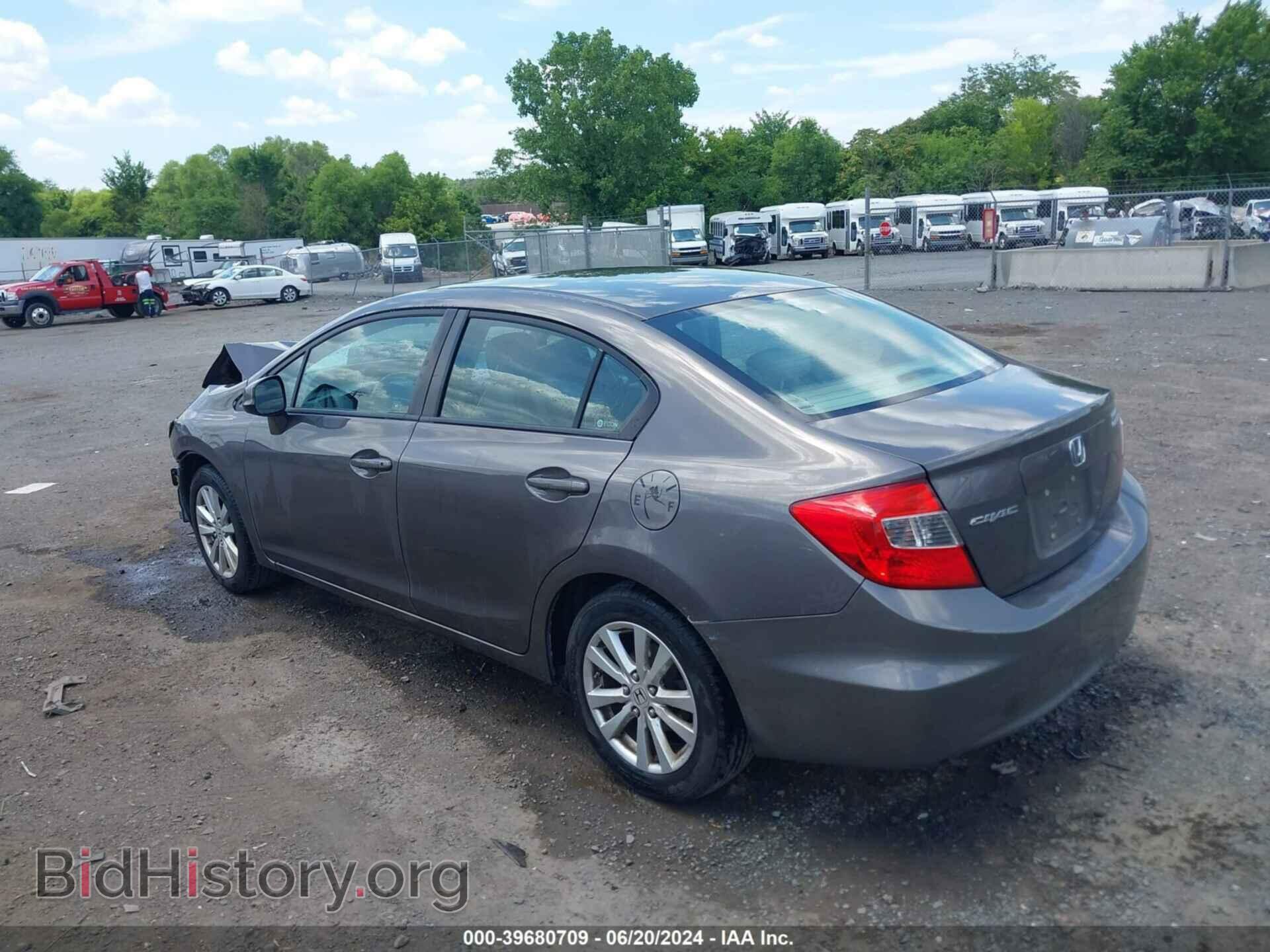 2012 HONDA CIVIC - VIN: 19XFB2F94CE344738 - Фото 3