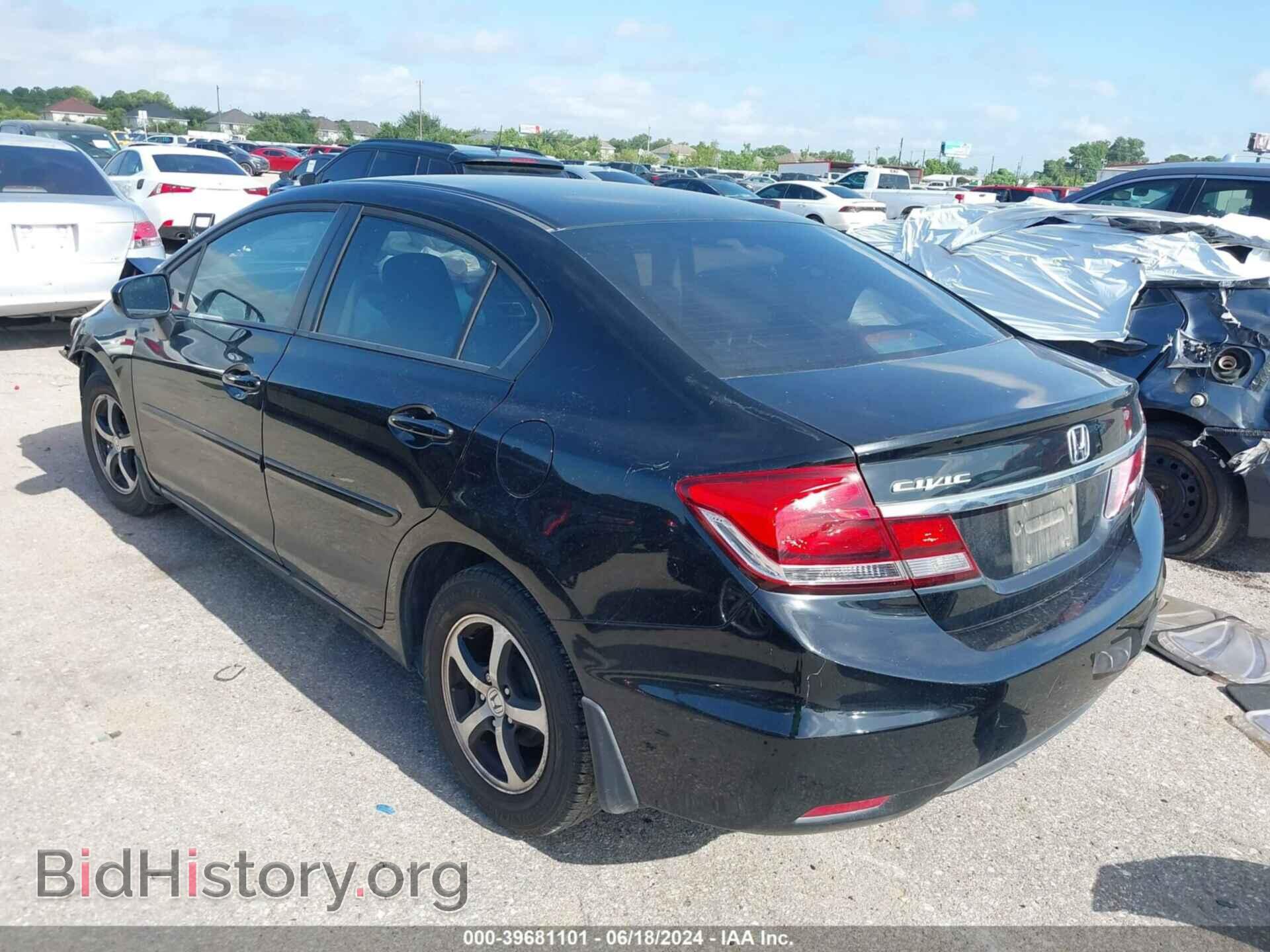 2015 HONDA CIVIC - VIN: 19XFB2F75FE053507 - Фото 3