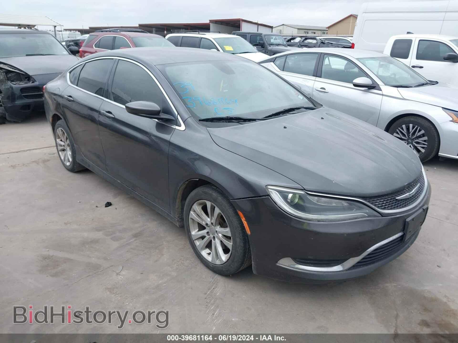 Фотография 1C3CCCABXGN126809 - CHRYSLER 200 2016