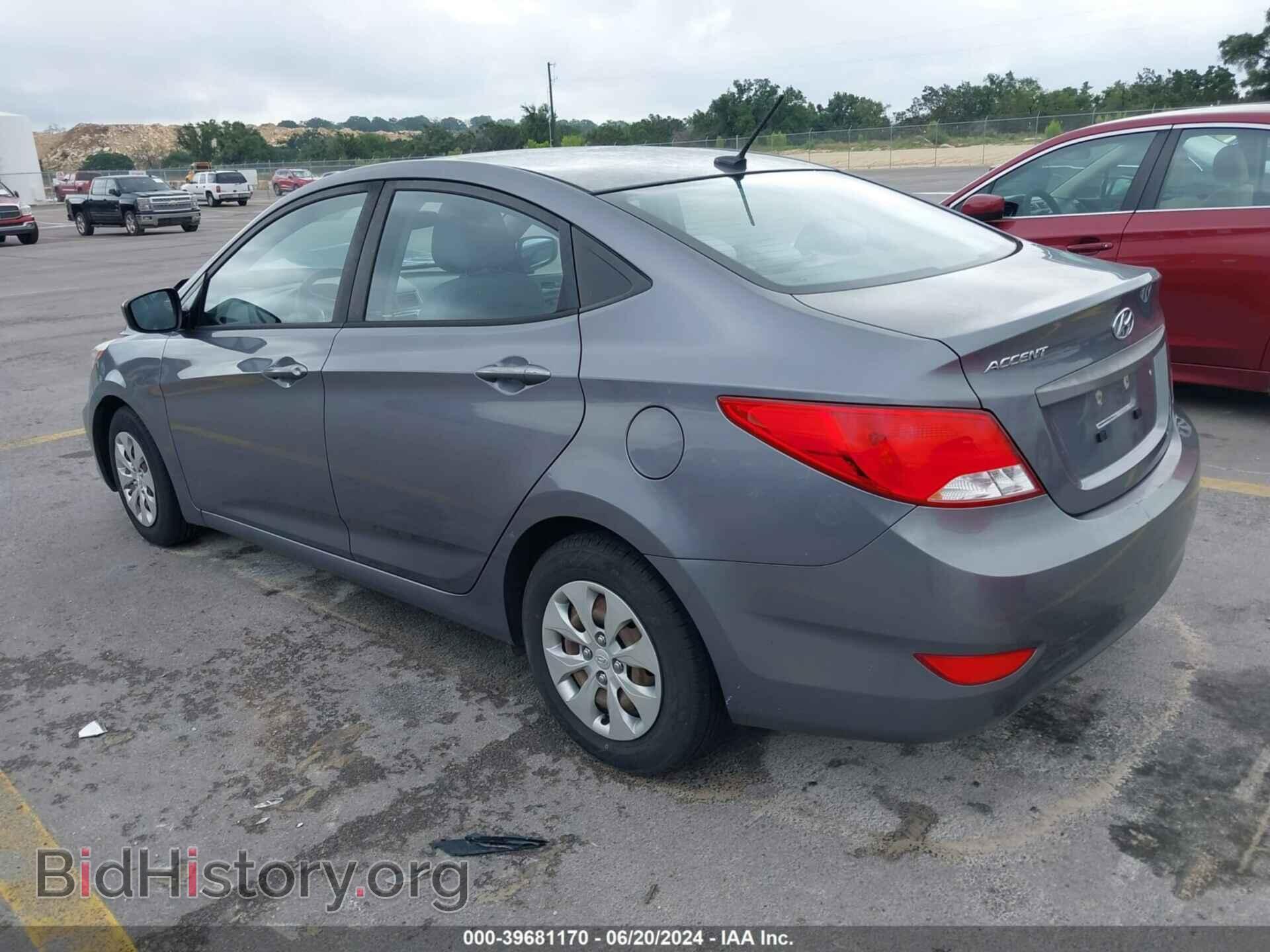 2016 HYUNDAI ACCENT - VIN: KMHCT4AE1GU068344 - Фото 3