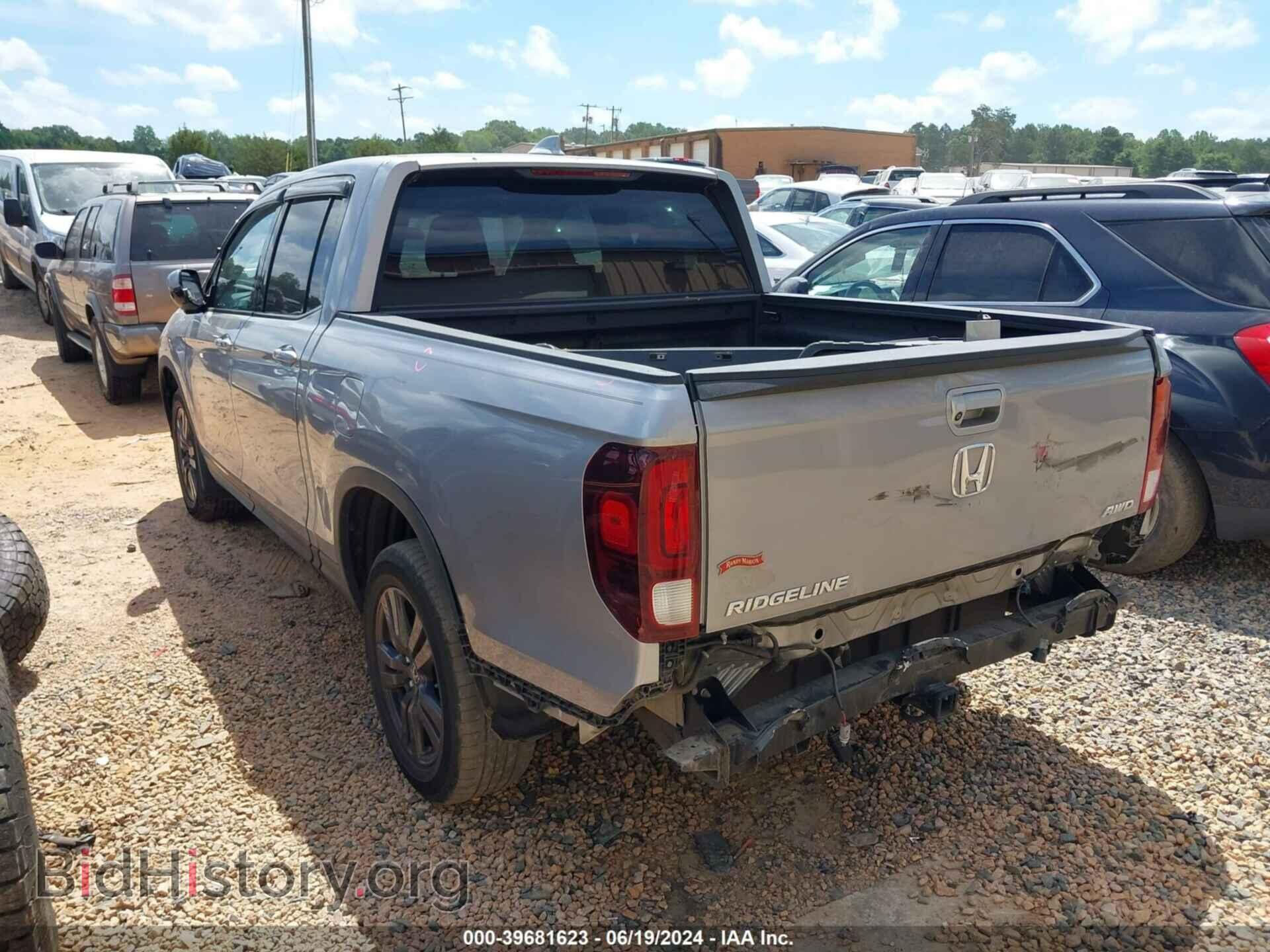 2019 HONDA RIDGELINE - VIN: 5FPYK3F12KB002004 - Фото 3