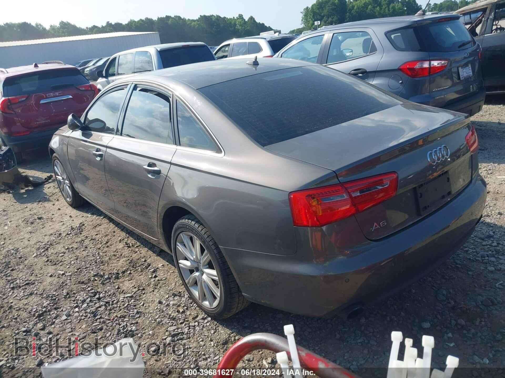 2014 AUDI A6 - VIN: WAUGFAFC3EN004037 - Фото 3