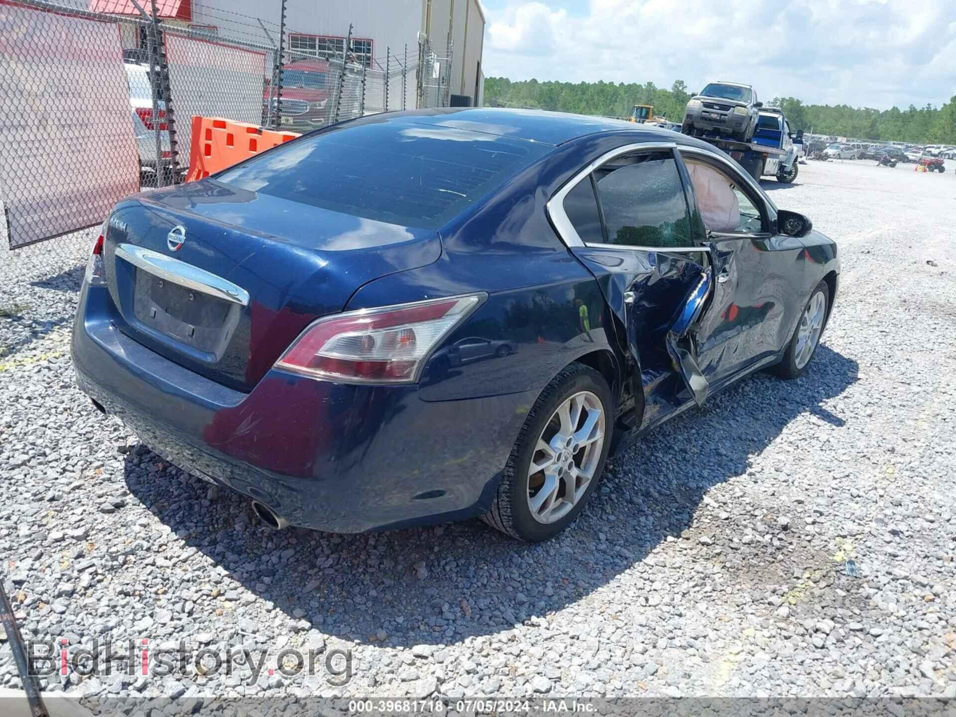 2014 NISSAN MAXIMA - VIN: 1N4AA5AP1EC439729 - Фото 4