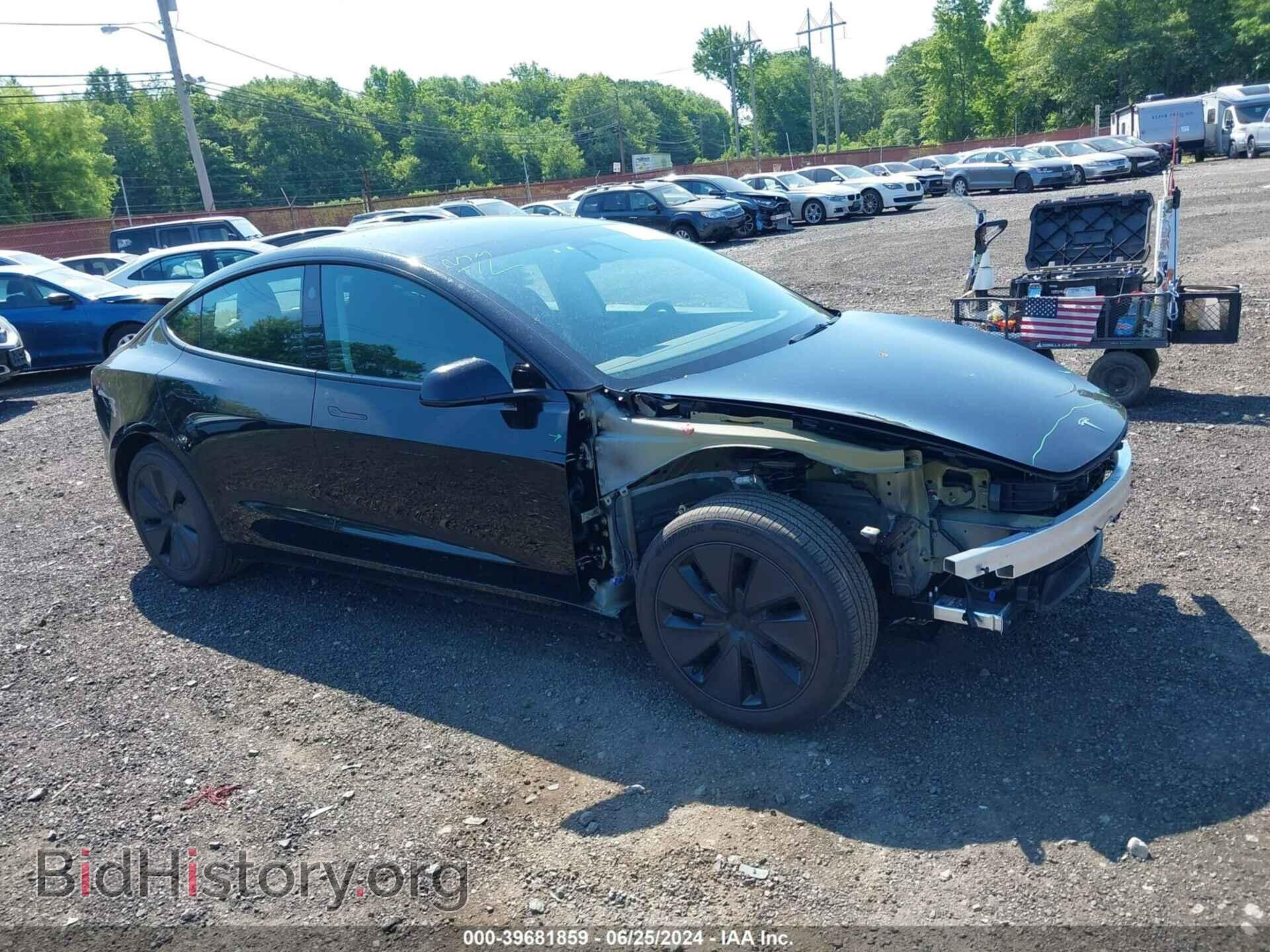 Photo 5YJ3E1EA6RF736252 - TESLA MODEL 3 2024
