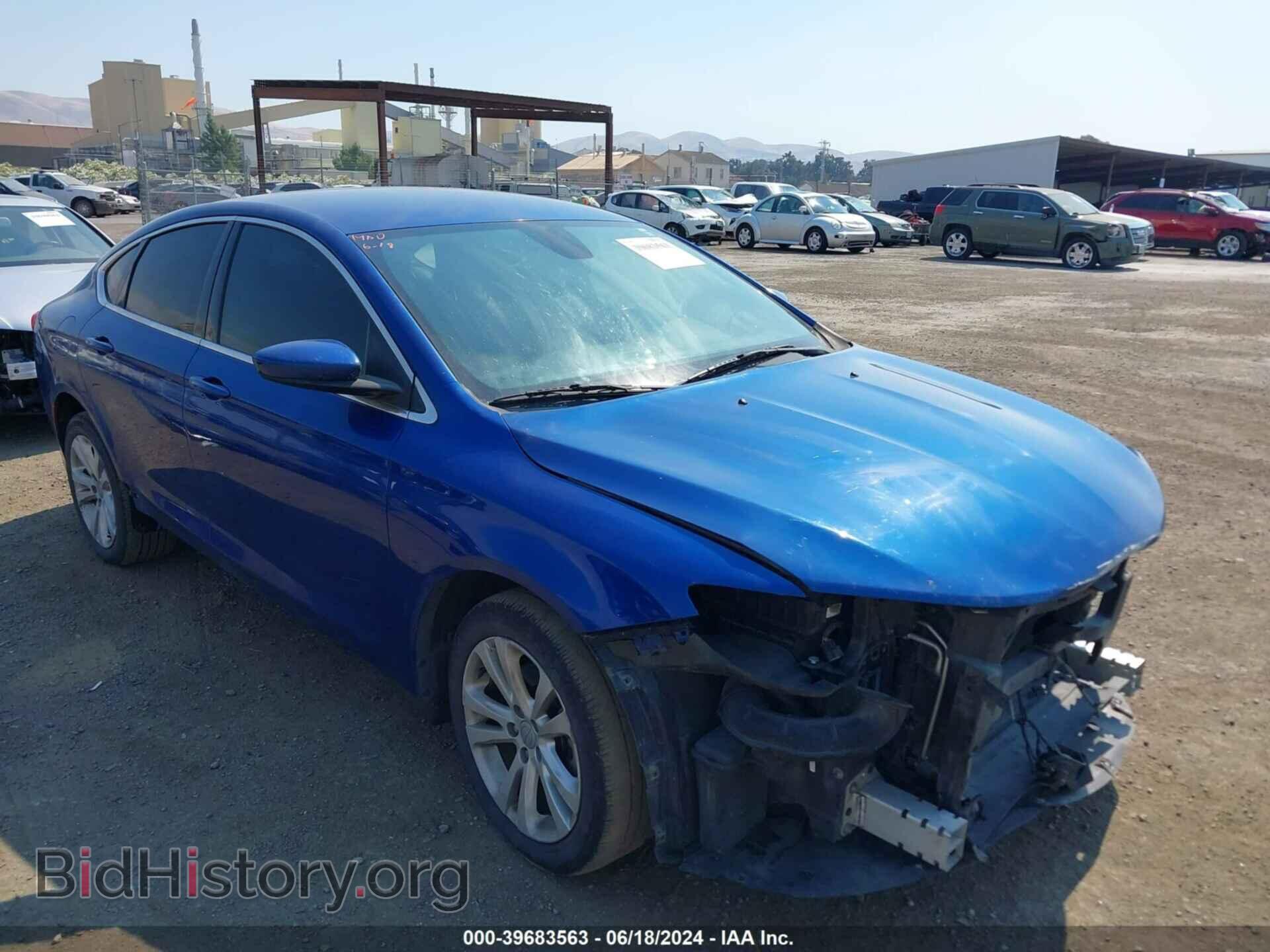 Фотография 1C3CCCABXFN590679 - CHRYSLER 200 2015