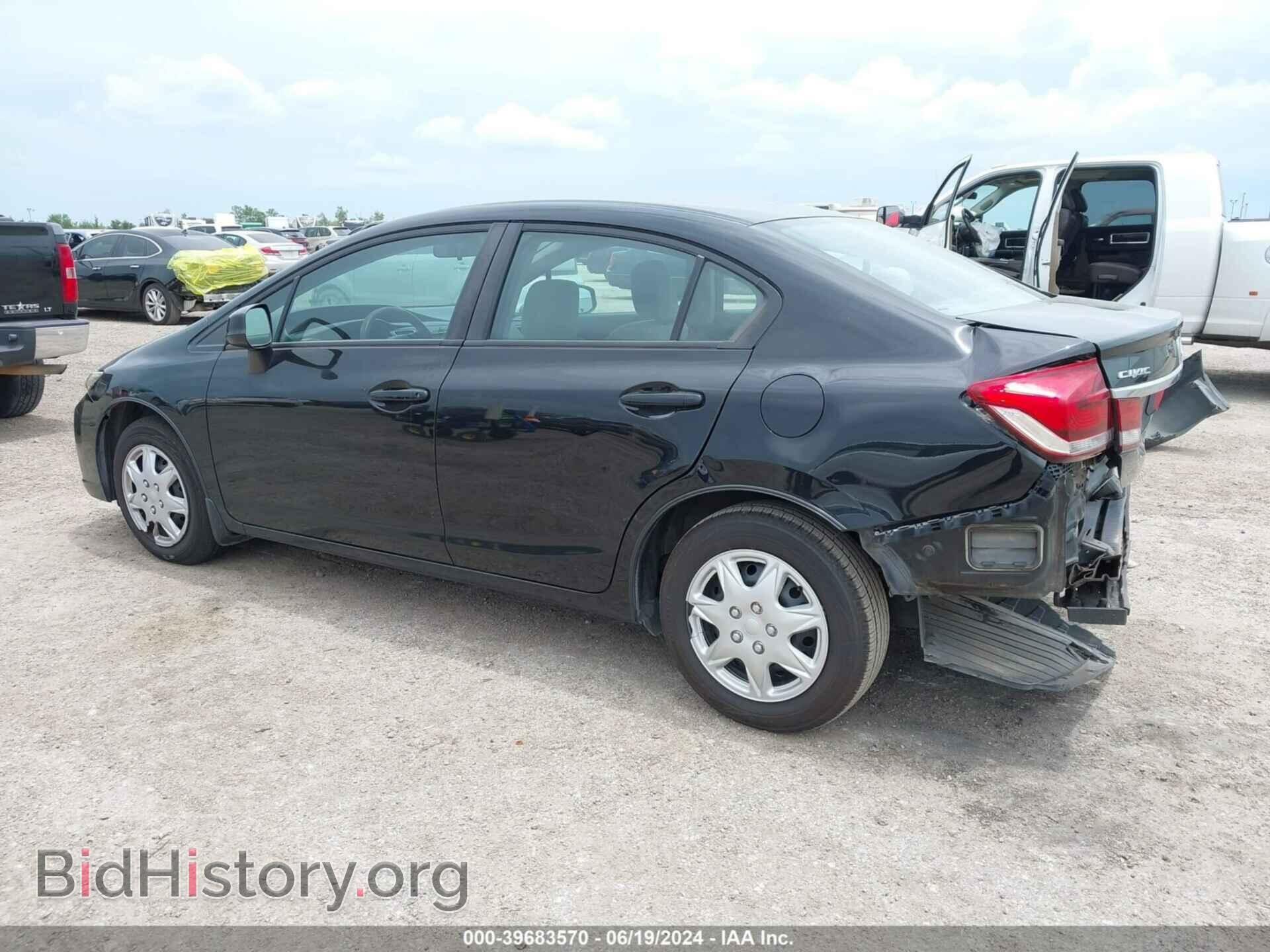 2013 HONDA CIVIC - VIN: 19XFB2F55DE044141 - Фото 3