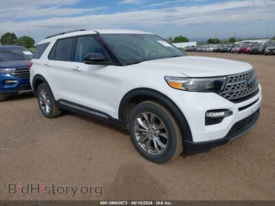 2023 Ford EXPLORER Limited, белый — VIN 1FMSK8FHXPGA08067, IAAI
