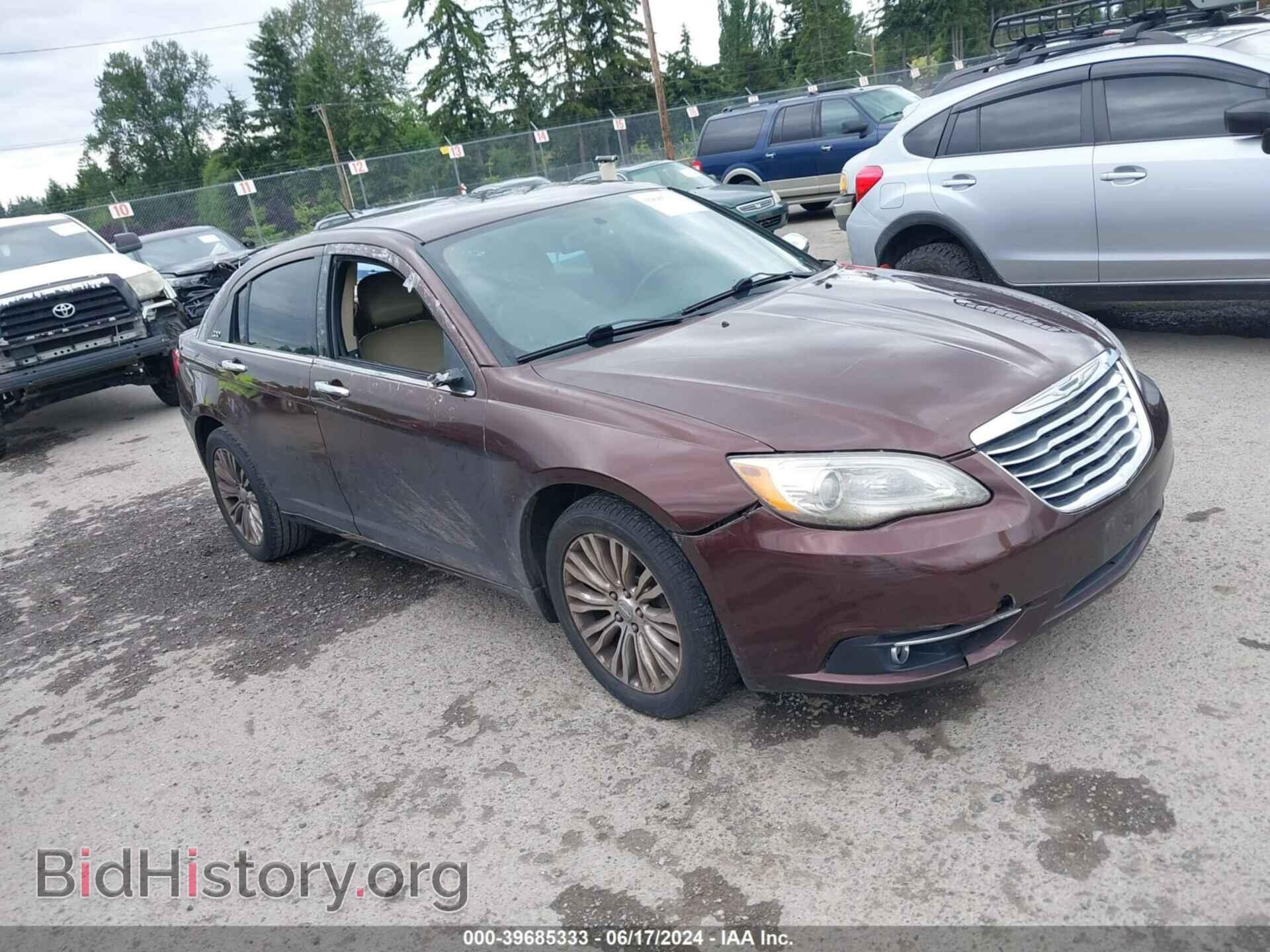 Фотография 1C3CCBCB8CN227302 - CHRYSLER 200 2012