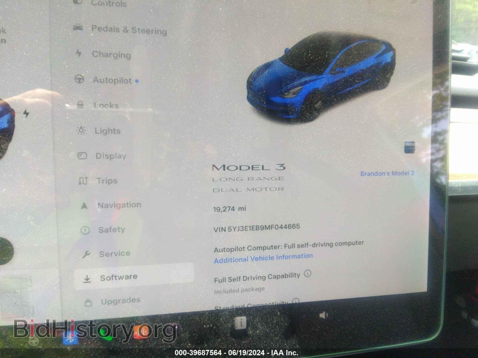 2021 TESLA MODEL 3 - VIN: 5YJ3E1EB9MF044665 - Photo 7