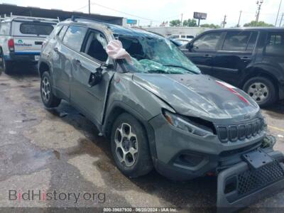 2022 Jeep COMPASS Trailhawk 4X4, серый — VIN 3C4NJDDB0NT132823, IAAI