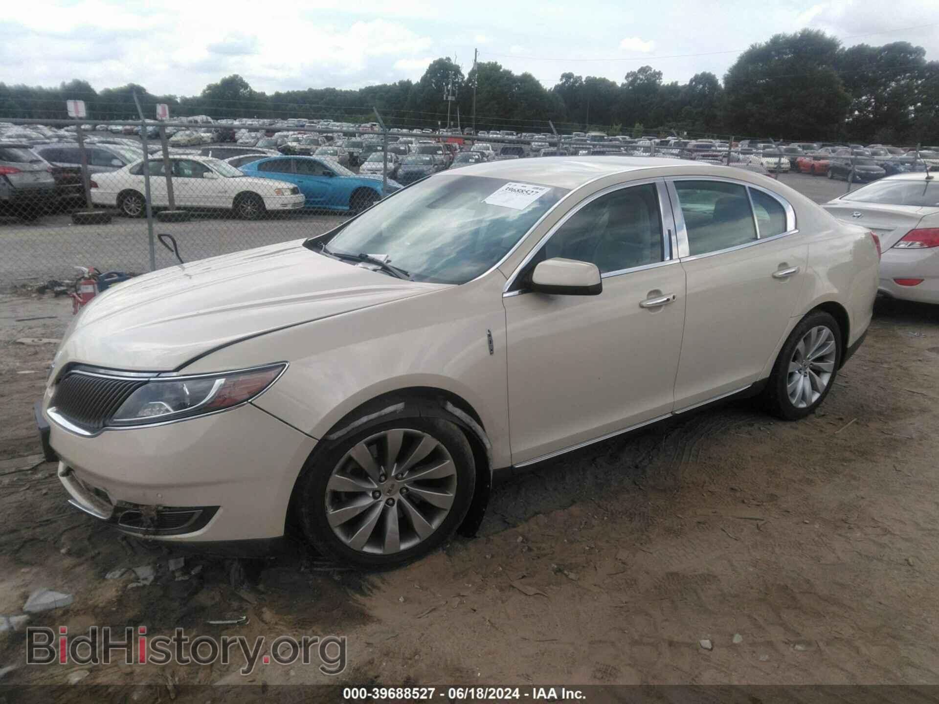 2014 LINCOLN MKS - VIN: 1LNHL9DK7EG608103 - Фото 2