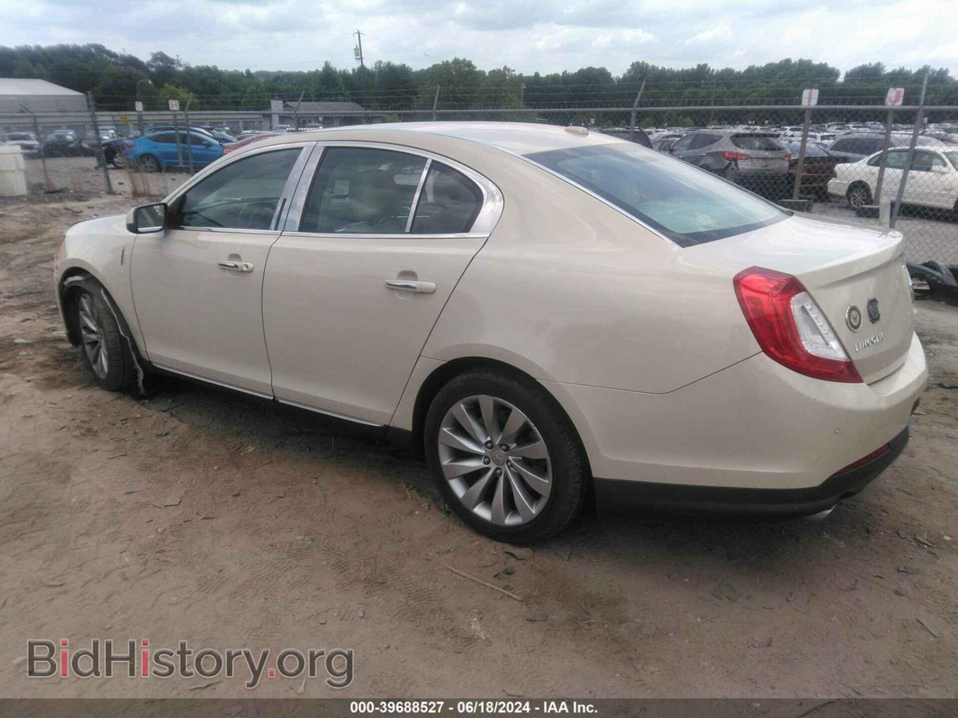 2014 LINCOLN MKS - VIN: 1LNHL9DK7EG608103 - Фото 3