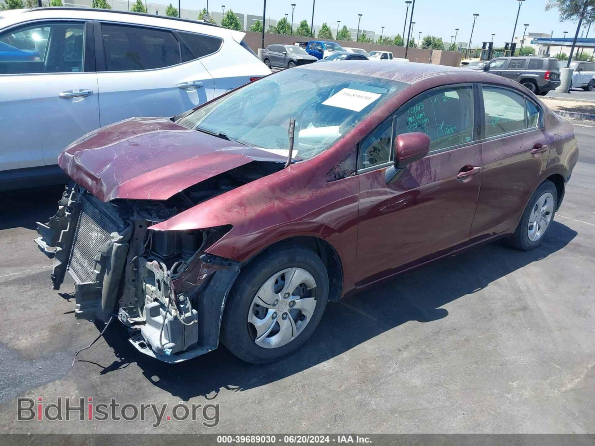 2015 HONDA CIVIC - VIN: 19XFB2F55FE239627 - Фото 2
