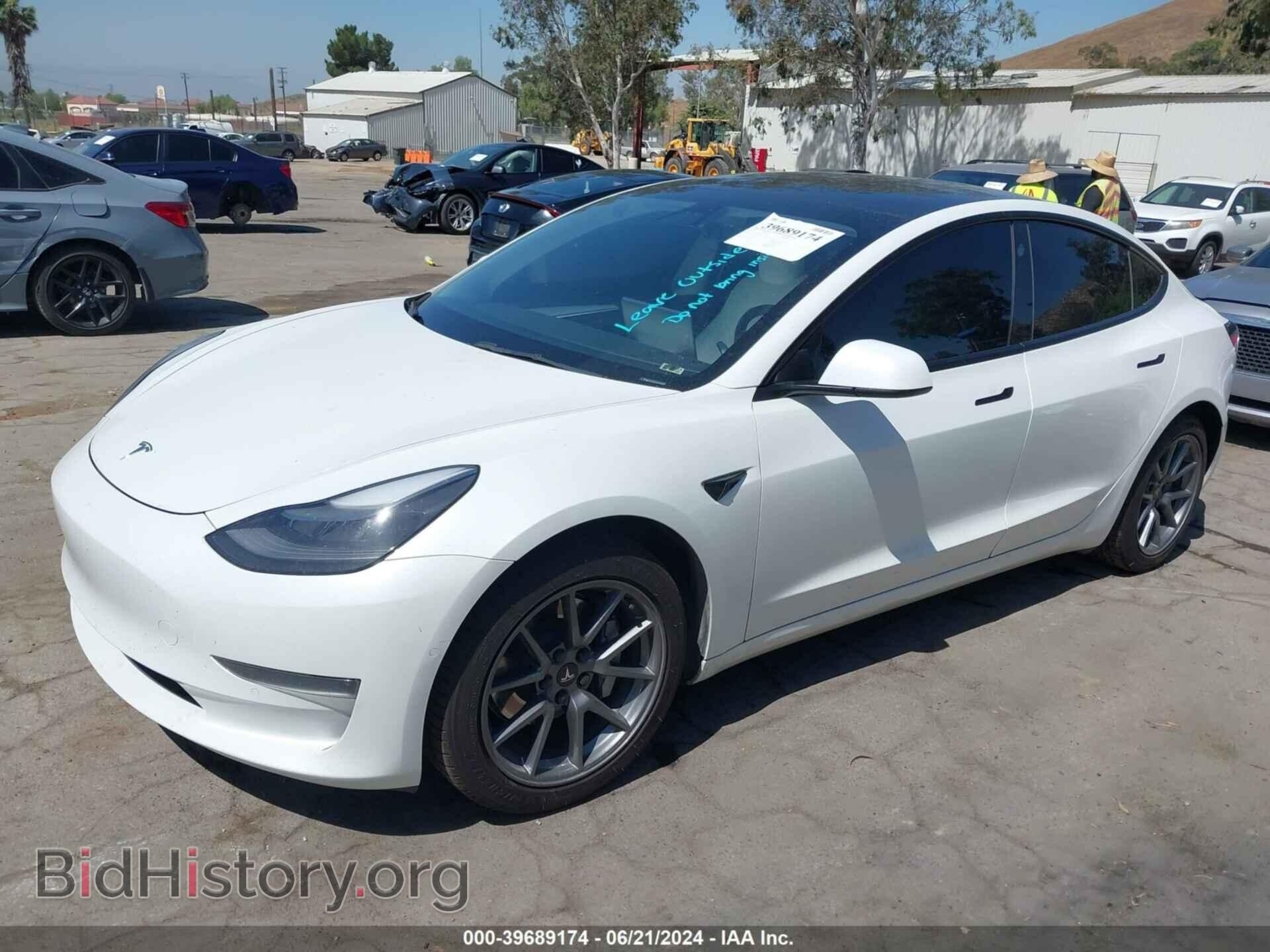 2022 TESLA MODEL 3 - VIN: 5YJ3E1EA8NF135032 - Фото 2