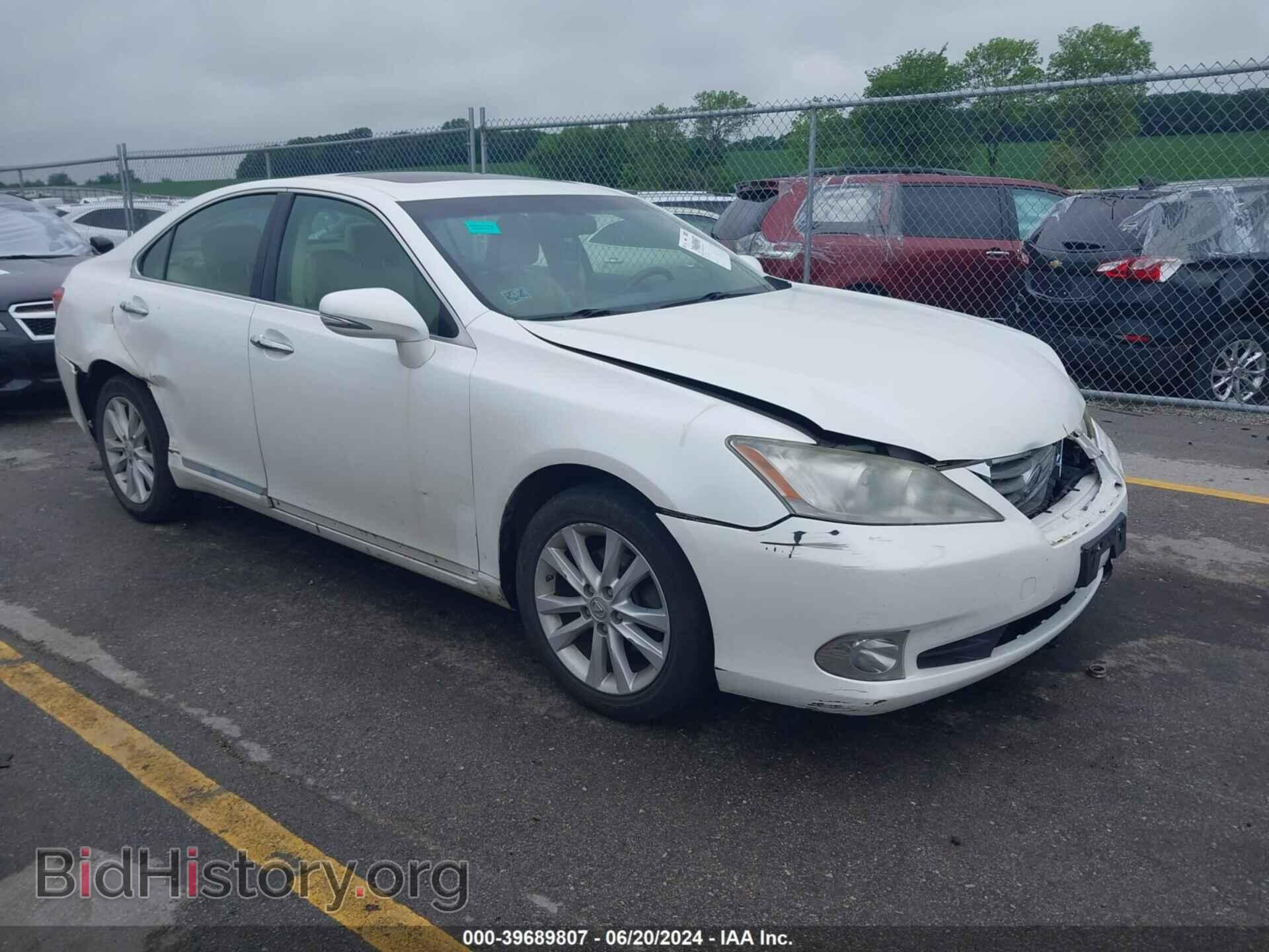 Photo JTHBK1EG2B2465013 - LEXUS ES 350 2011