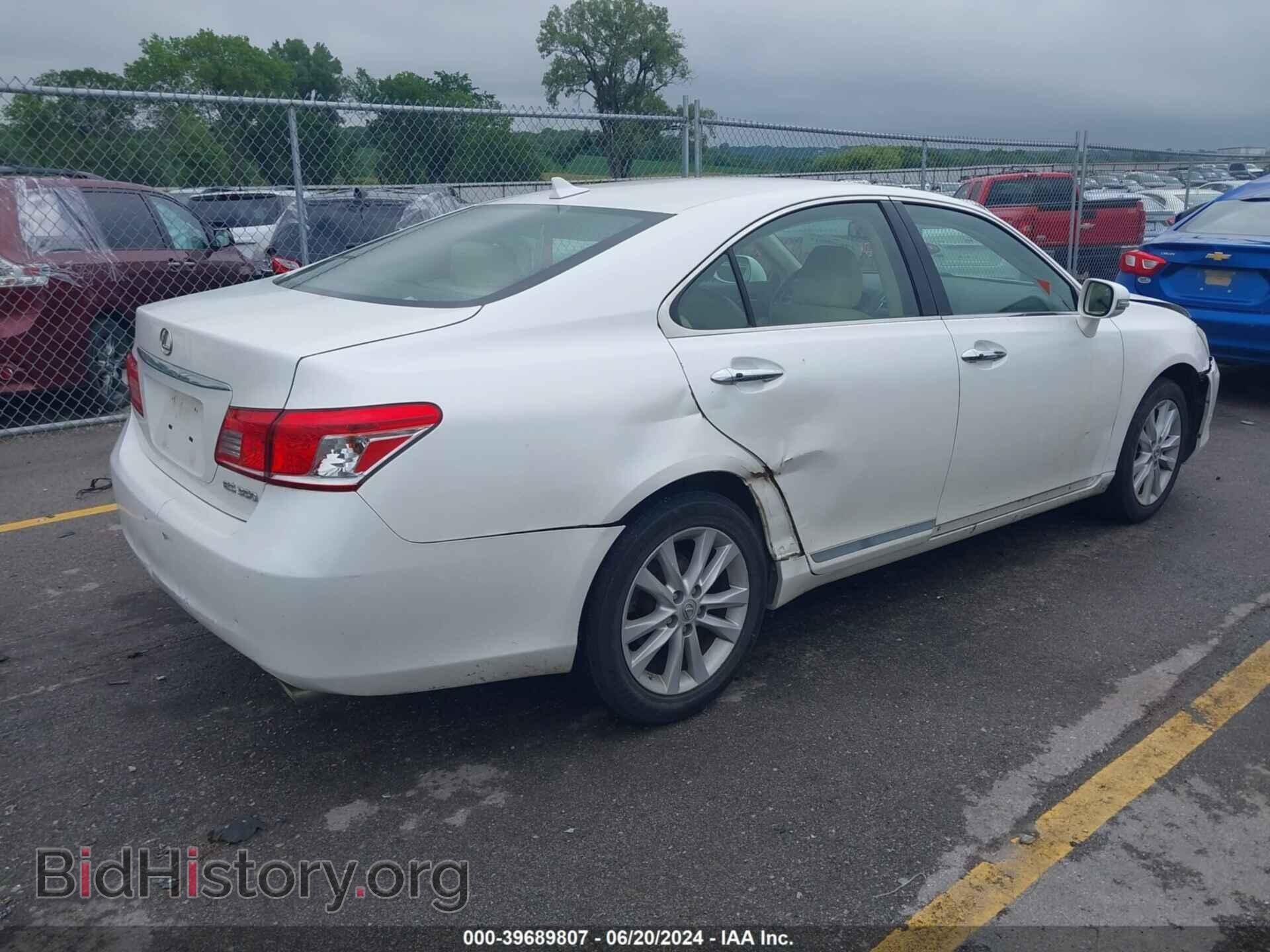 2011 LEXUS ES 350 - VIN: JTHBK1EG2B2465013 - Фото 4