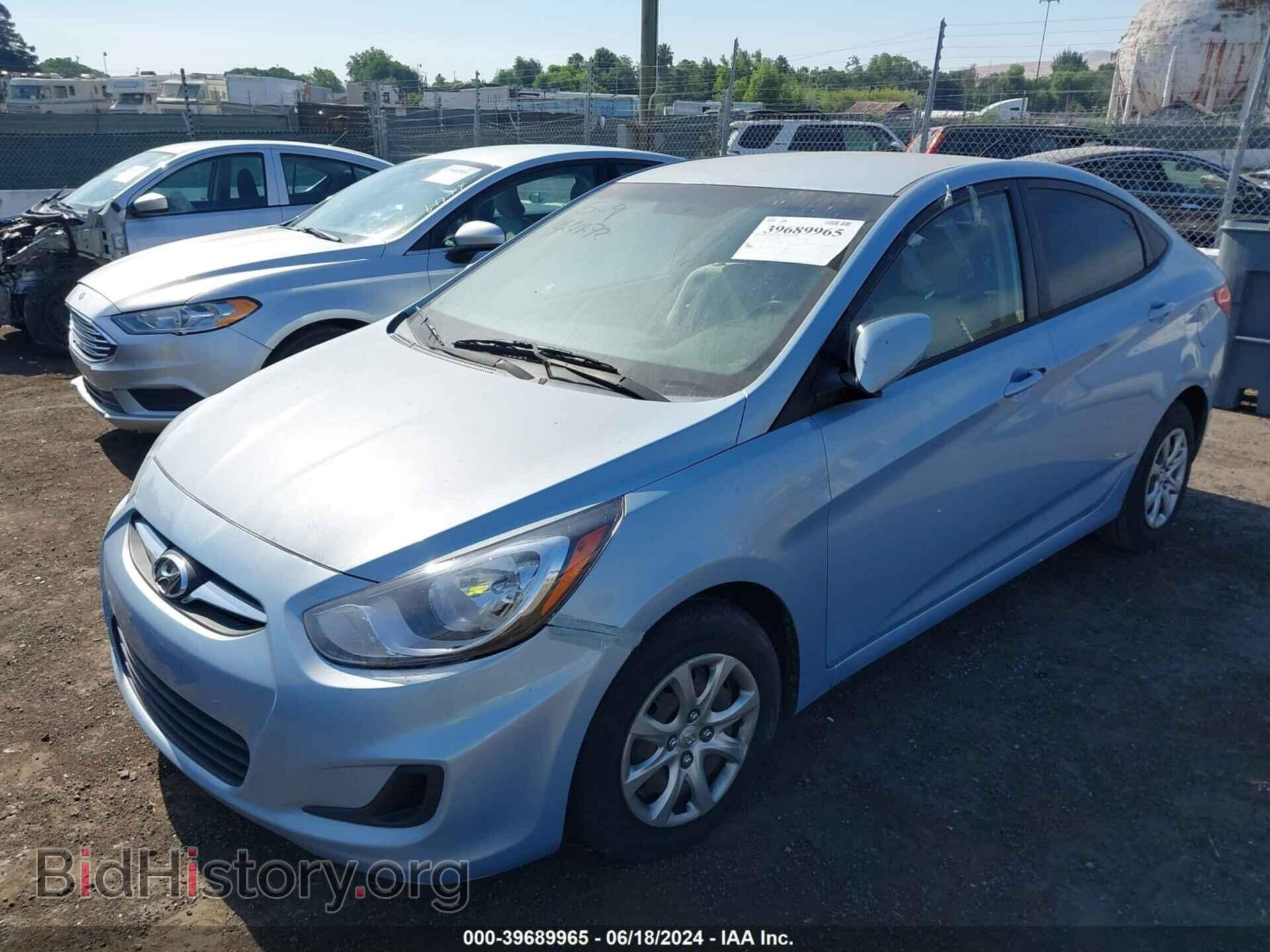 2013 HYUNDAI ACCENT - VIN: KMHCT4AE7DU521782 - Фото 2