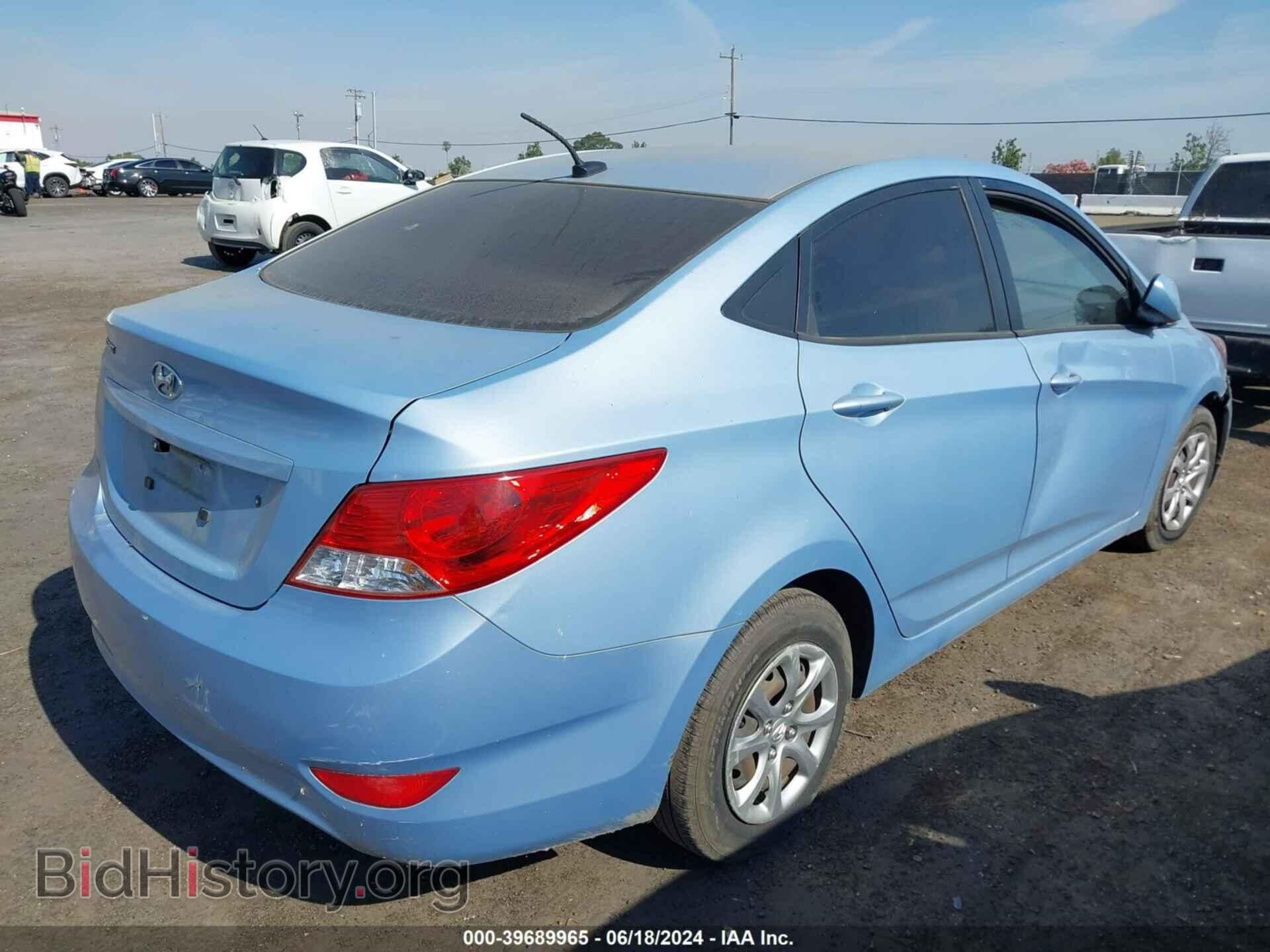 2013 HYUNDAI ACCENT - VIN: KMHCT4AE7DU521782 - Фото 4