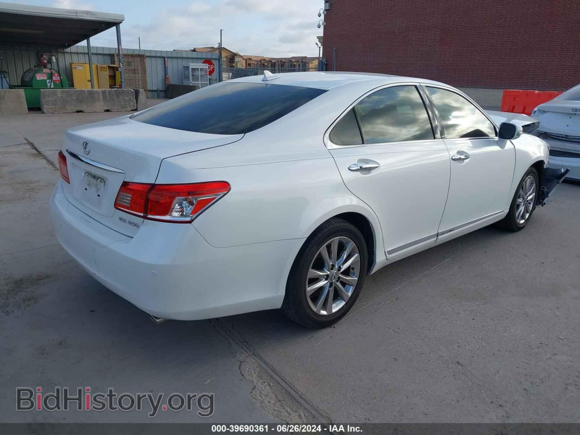 2012 LEXUS ES 350 - VIN: JTHBK1EG8C2504303 - Фото 4