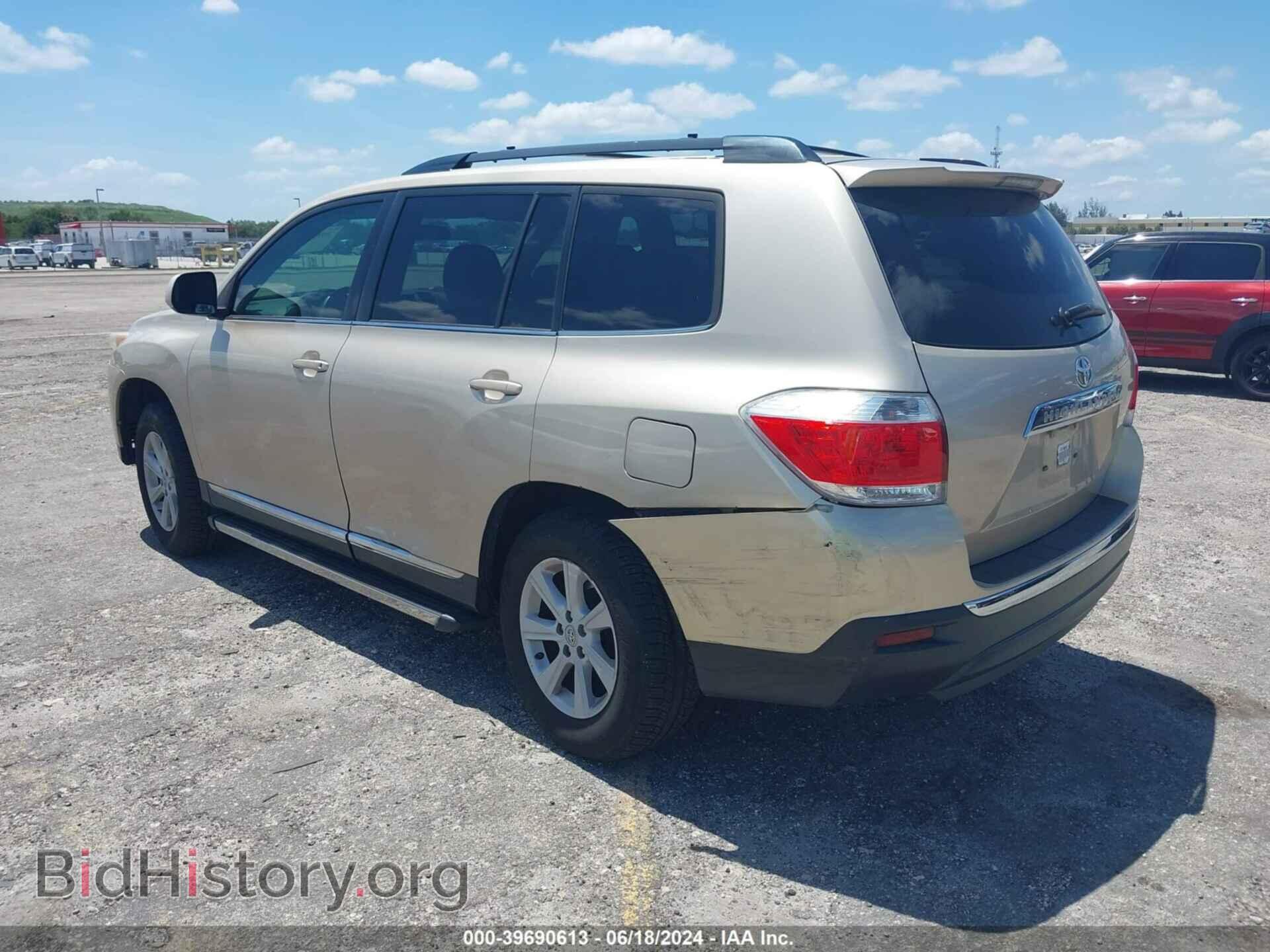 2013 TOYOTA HIGHLANDER - VIN: 5TDZA3EH8DS037479 - Photo 3