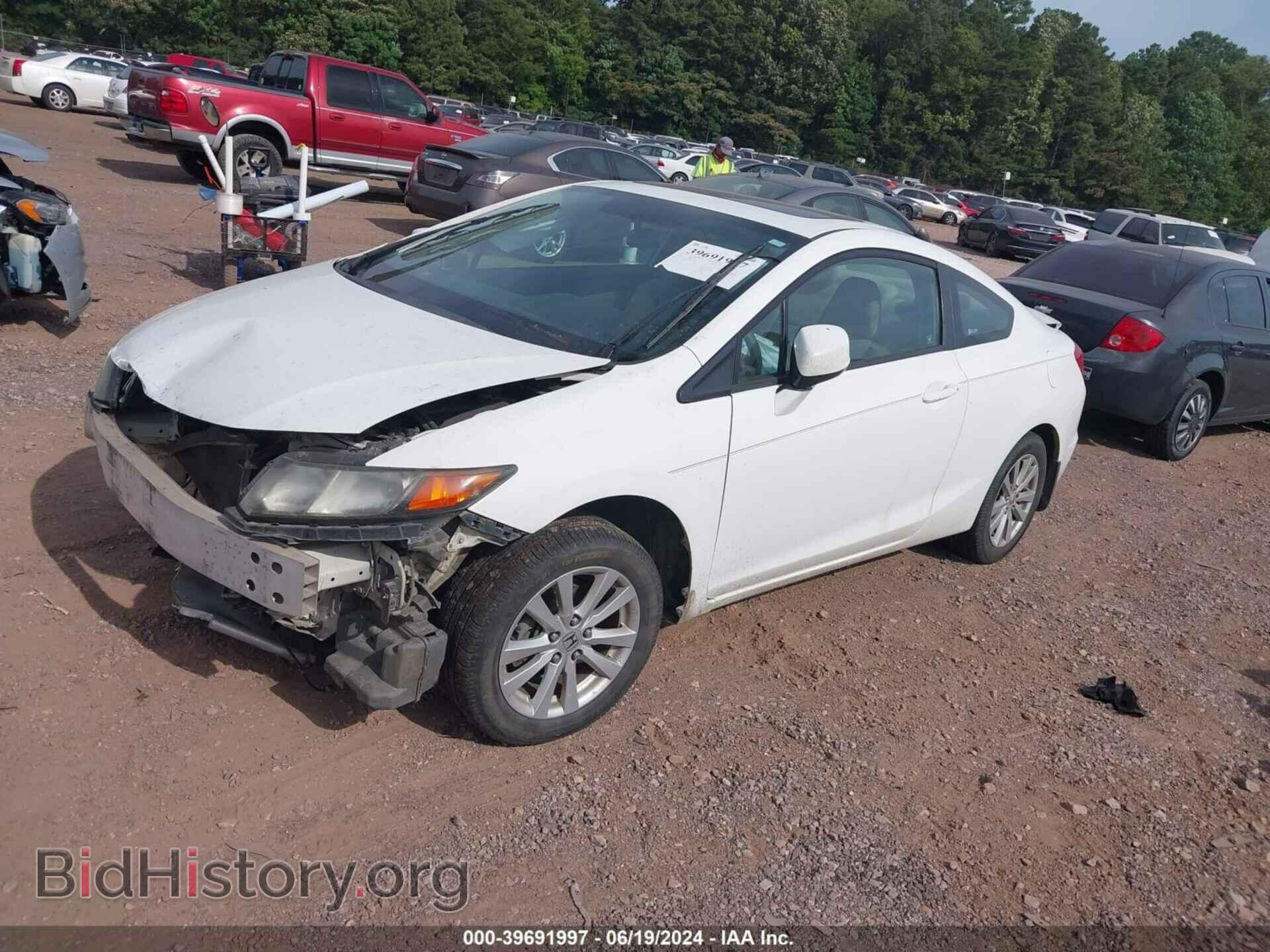 2012 HONDA CIVIC - VIN: 2HGFG3B82CH516274 - Фото 2