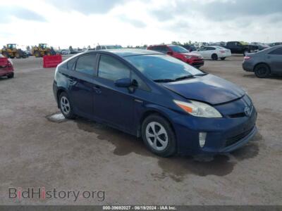 2014 Toyota PRIUS Four, blue — VIN JTDKN3DU8E1859072, IAAI