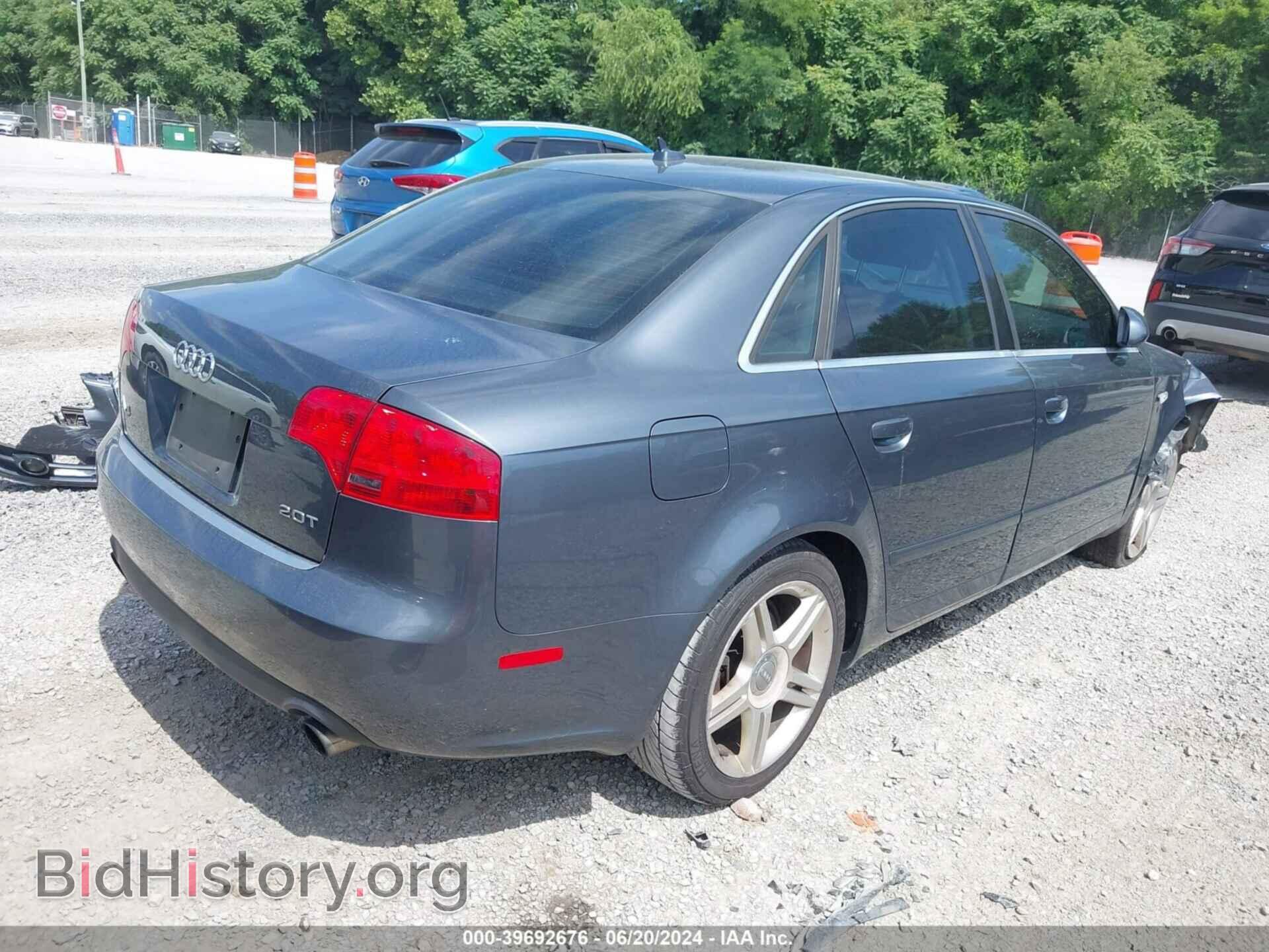 2007 AUDI A4 - VIN: WAUAF78E27A250711 - Фото 4