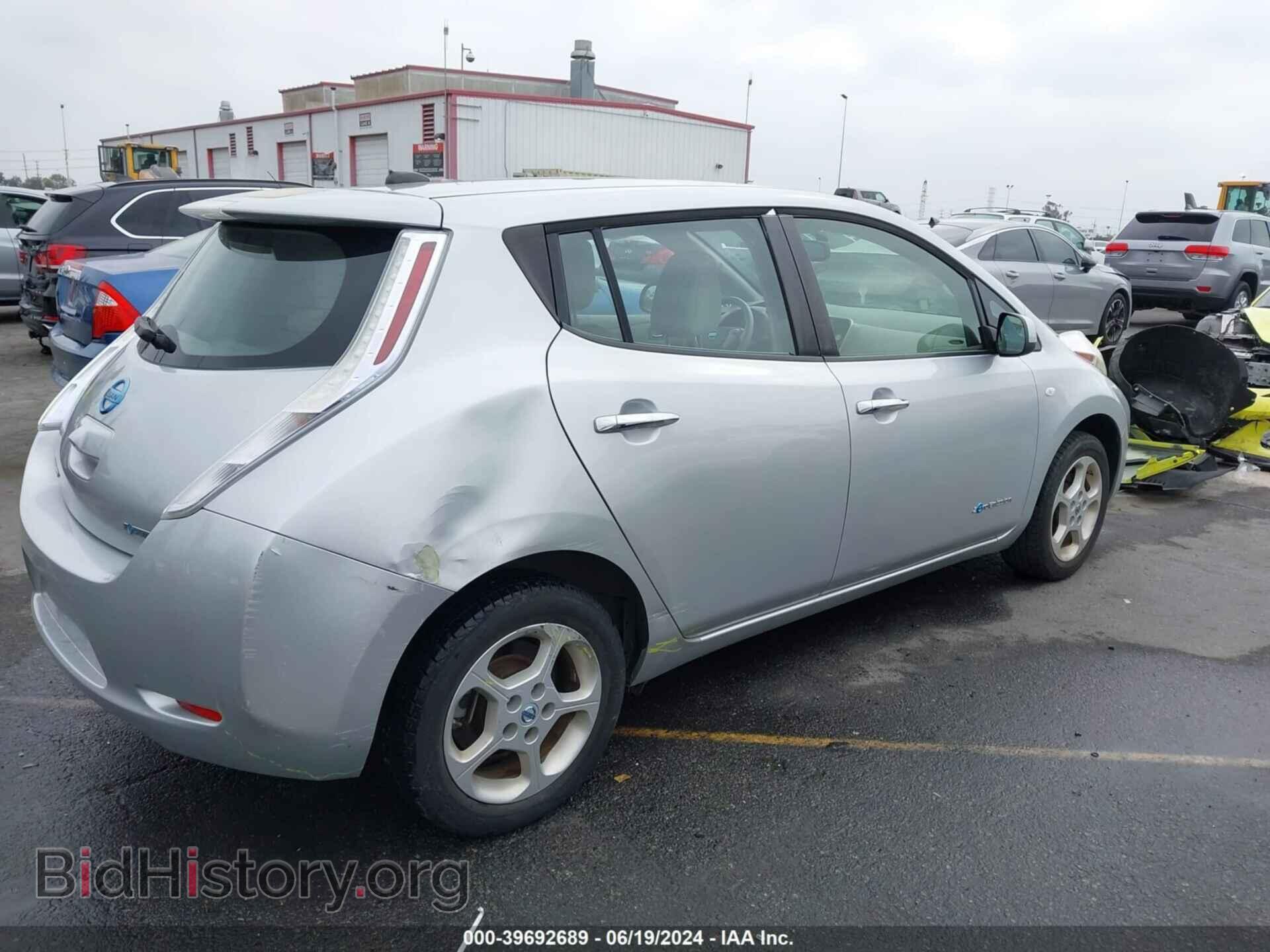 2012 NISSAN LEAF - VIN: JN1AZ0CP8CT021865 - Фото 4