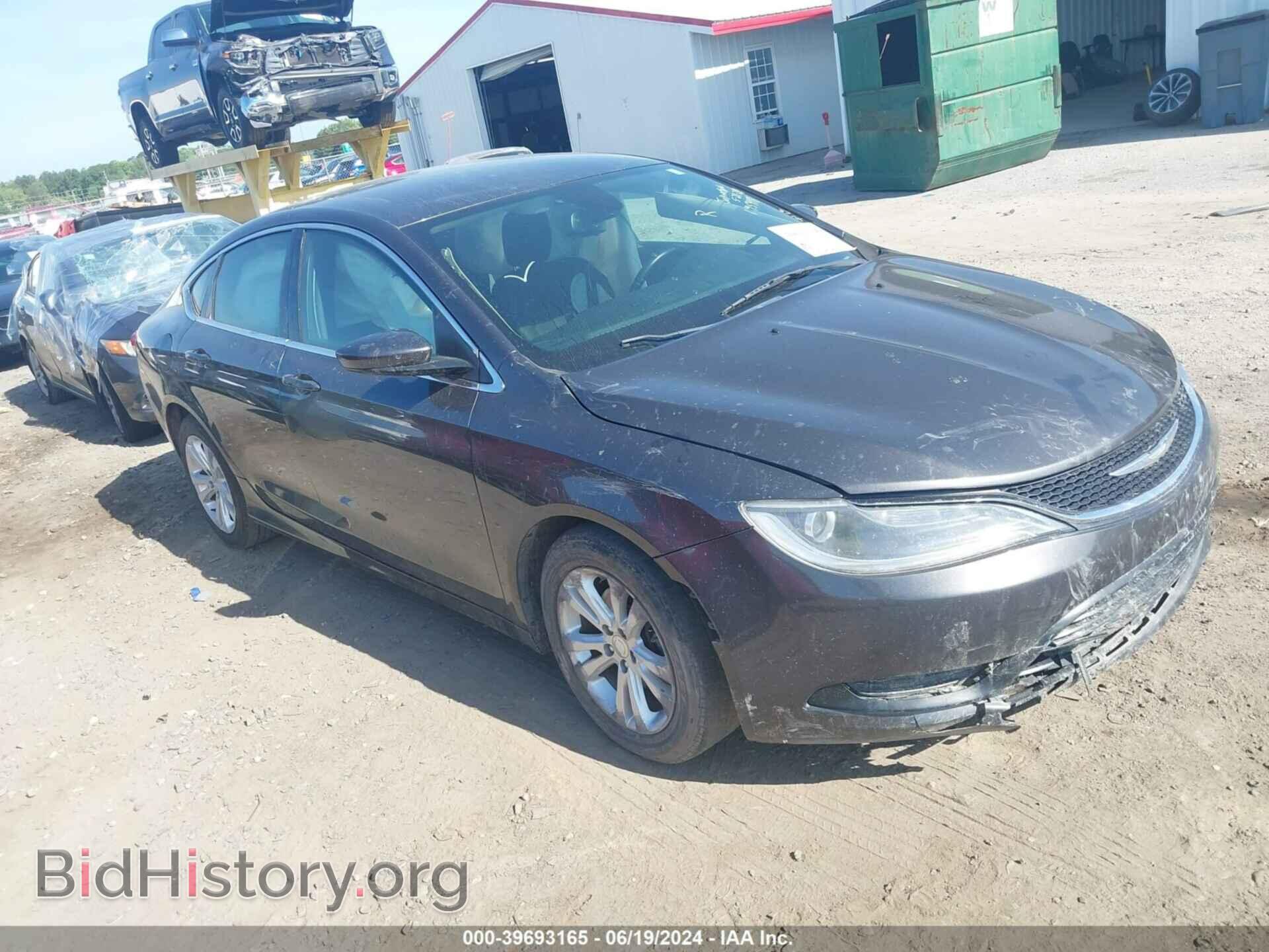 Фотография 1C3CCCFB9GN195418 - CHRYSLER 200 2016