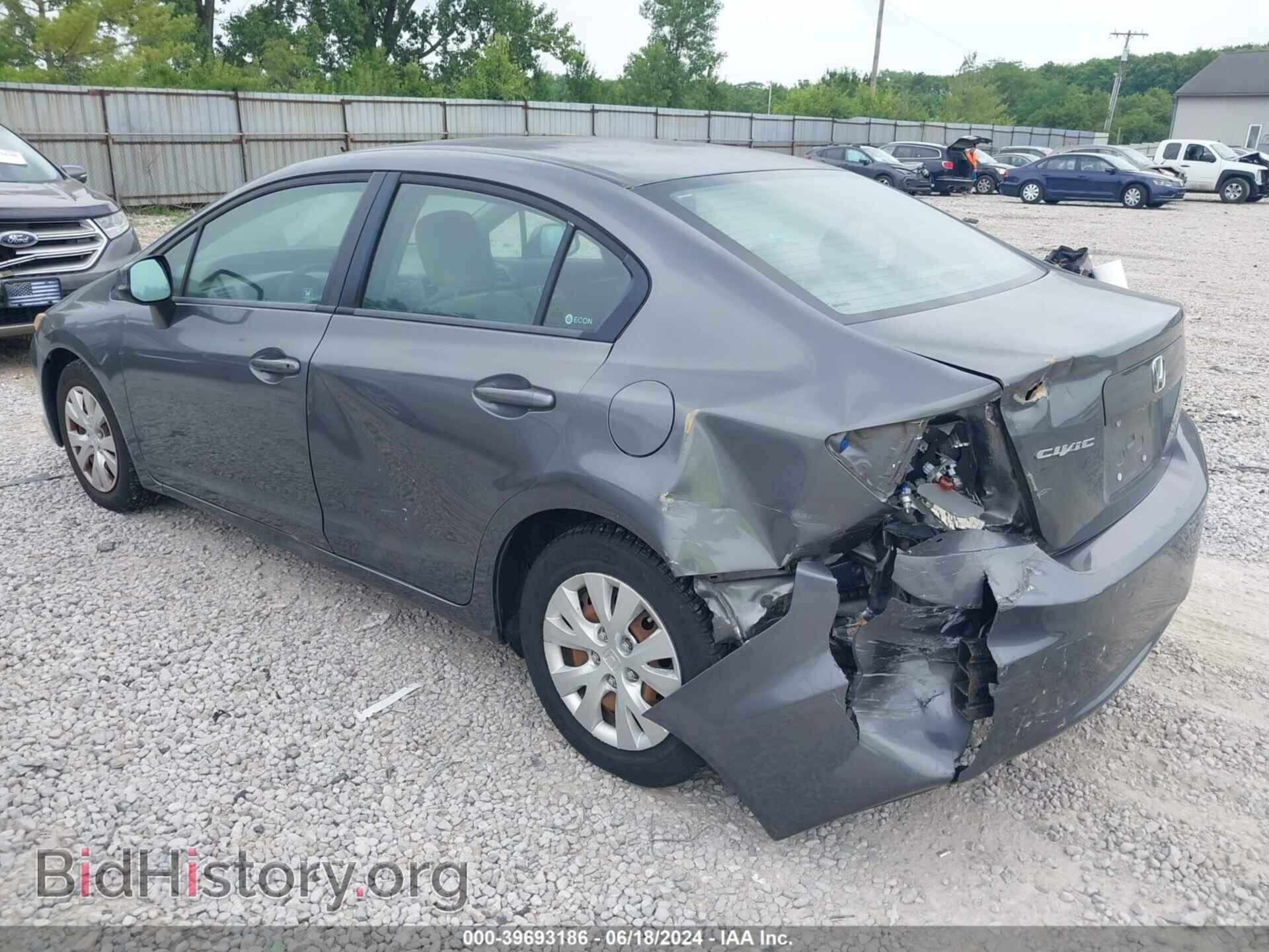 2012 HONDA CIVIC - VIN: 19XFB2F50CE006170 - Photo 3
