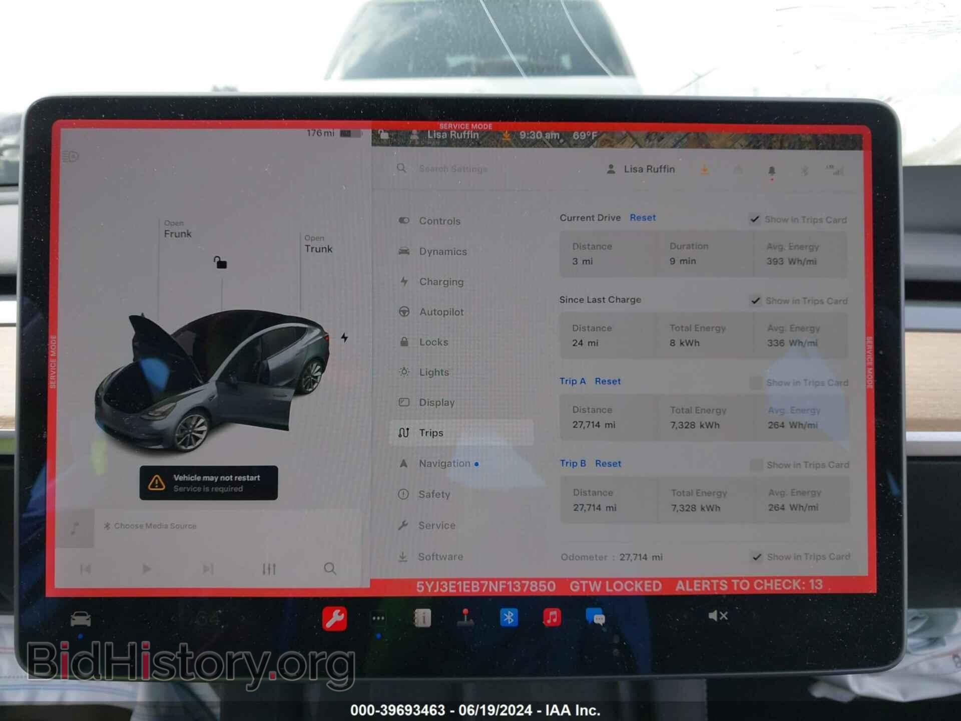 2022 TESLA MODEL 3 - VIN: 5YJ3E1EB7NF137850 - Фото 7