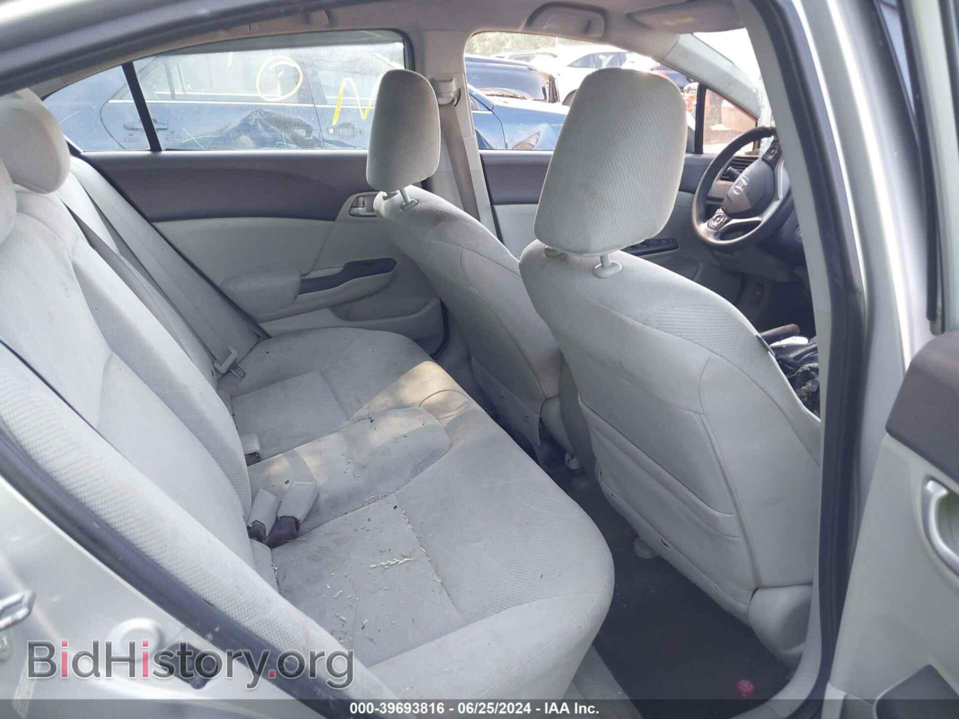 2012 HONDA CIVIC - VIN: 2HGFB2F55CH324582 - Фото 8