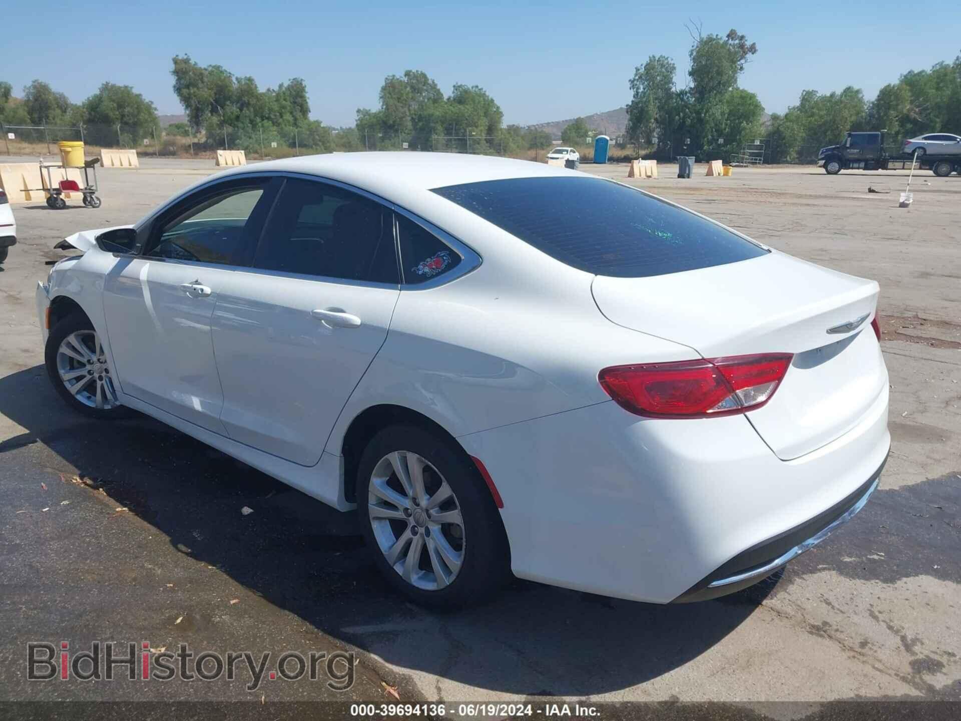 2015 CHRYSLER 200 - VIN: 1C3CCCAB1FN651868 - Фото 3