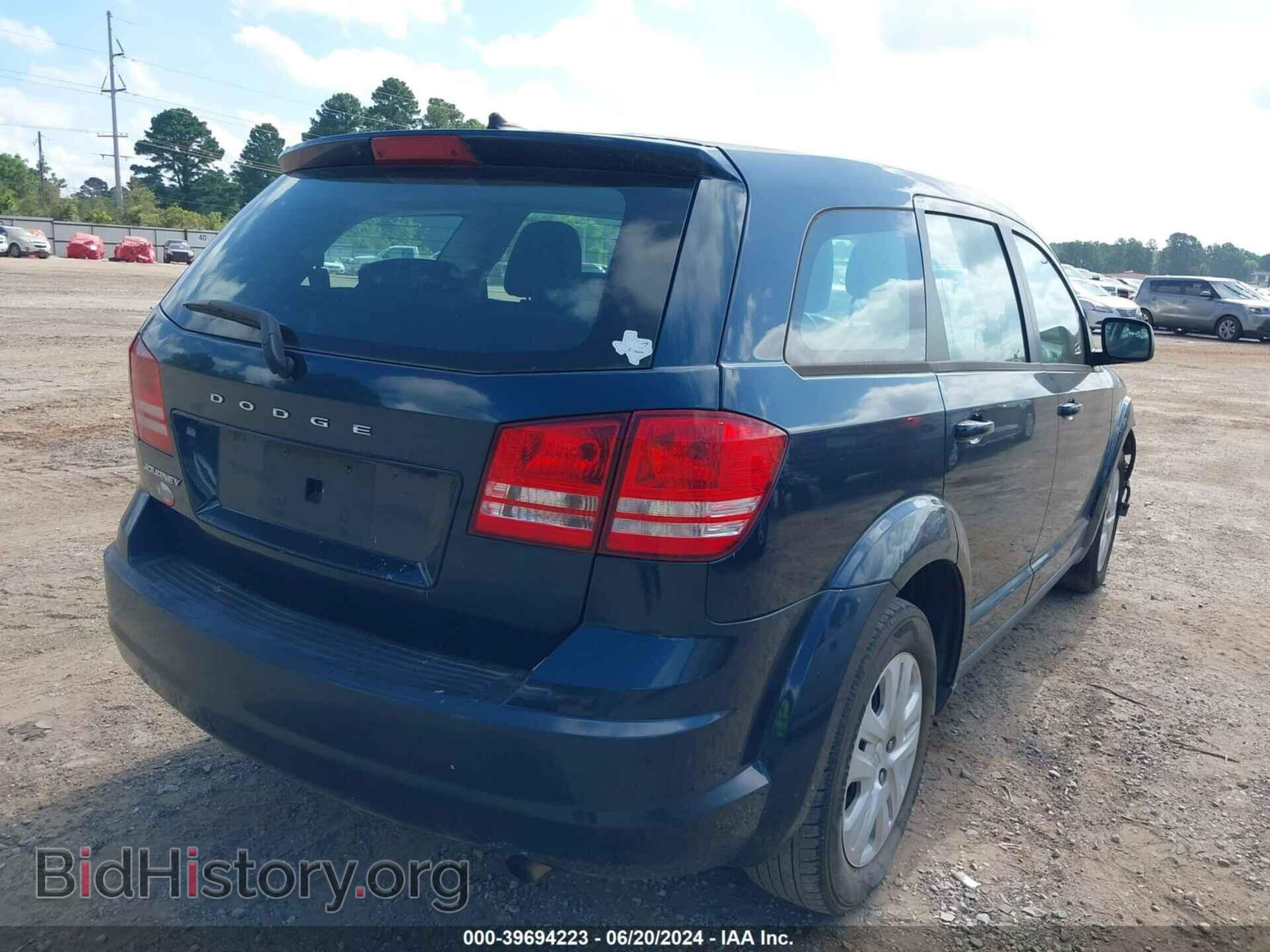 2014 DODGE JOURNEY - VIN: 3C4PDCAB1ET244447 - Фото 4