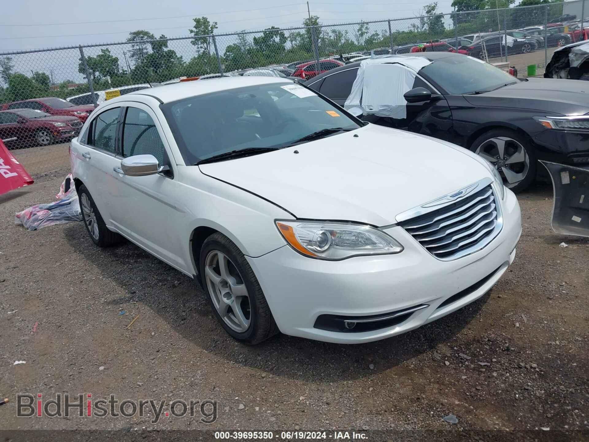 Фотография 1C3CCBCB6CN303857 - CHRYSLER 200 2012