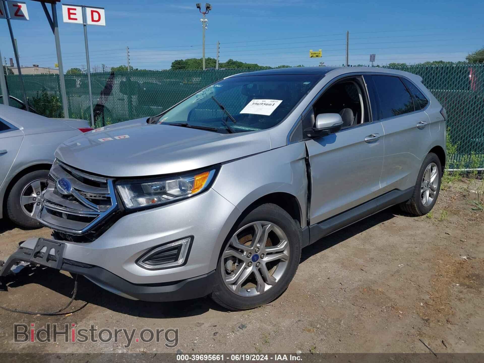 2015 FORD EDGE - VIN: 2FMTK4K86FBB69914 - Фото 2