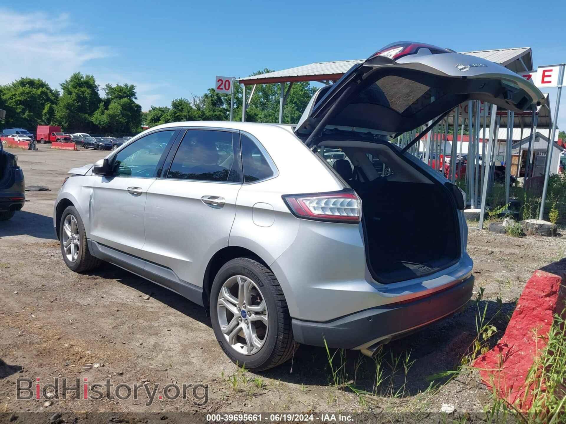 2015 FORD EDGE - VIN: 2FMTK4K86FBB69914 - Фото 3
