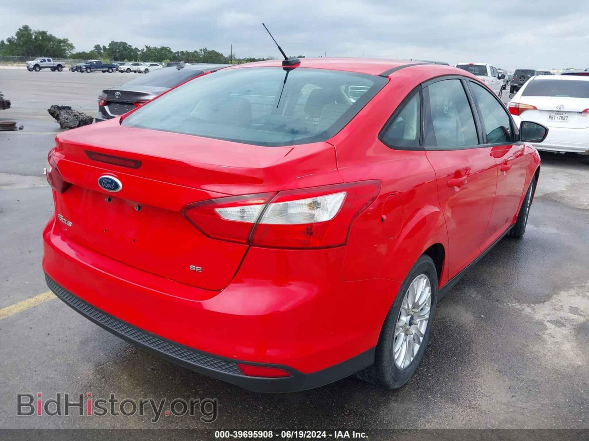 2012 FORD FOCUS - VIN: 1FAHP3F2XCL115254 - Фото 4